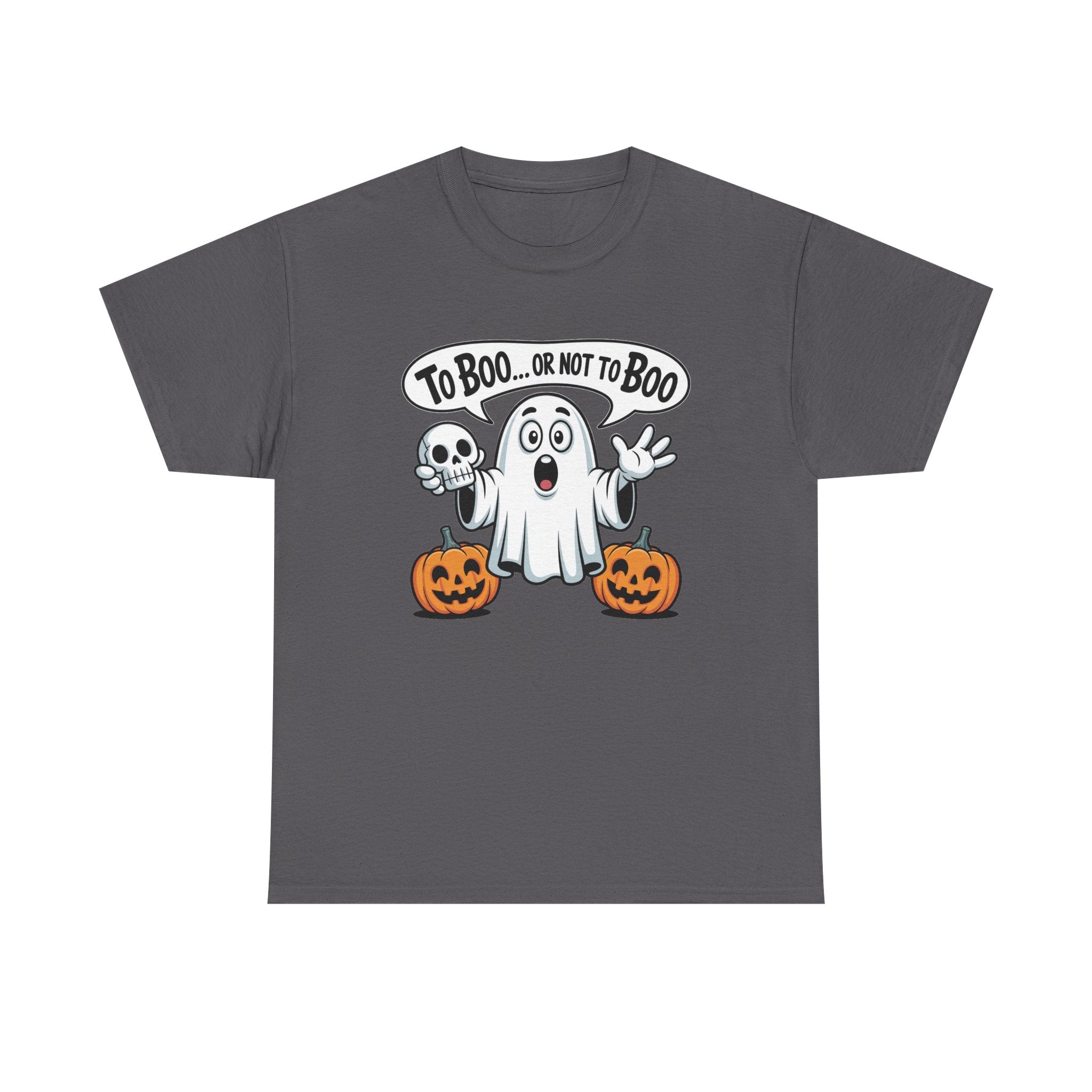 Halloween Ghost Tee - "To Boo... or Not to Boo" Cute Spooky Graphic T-Shirt