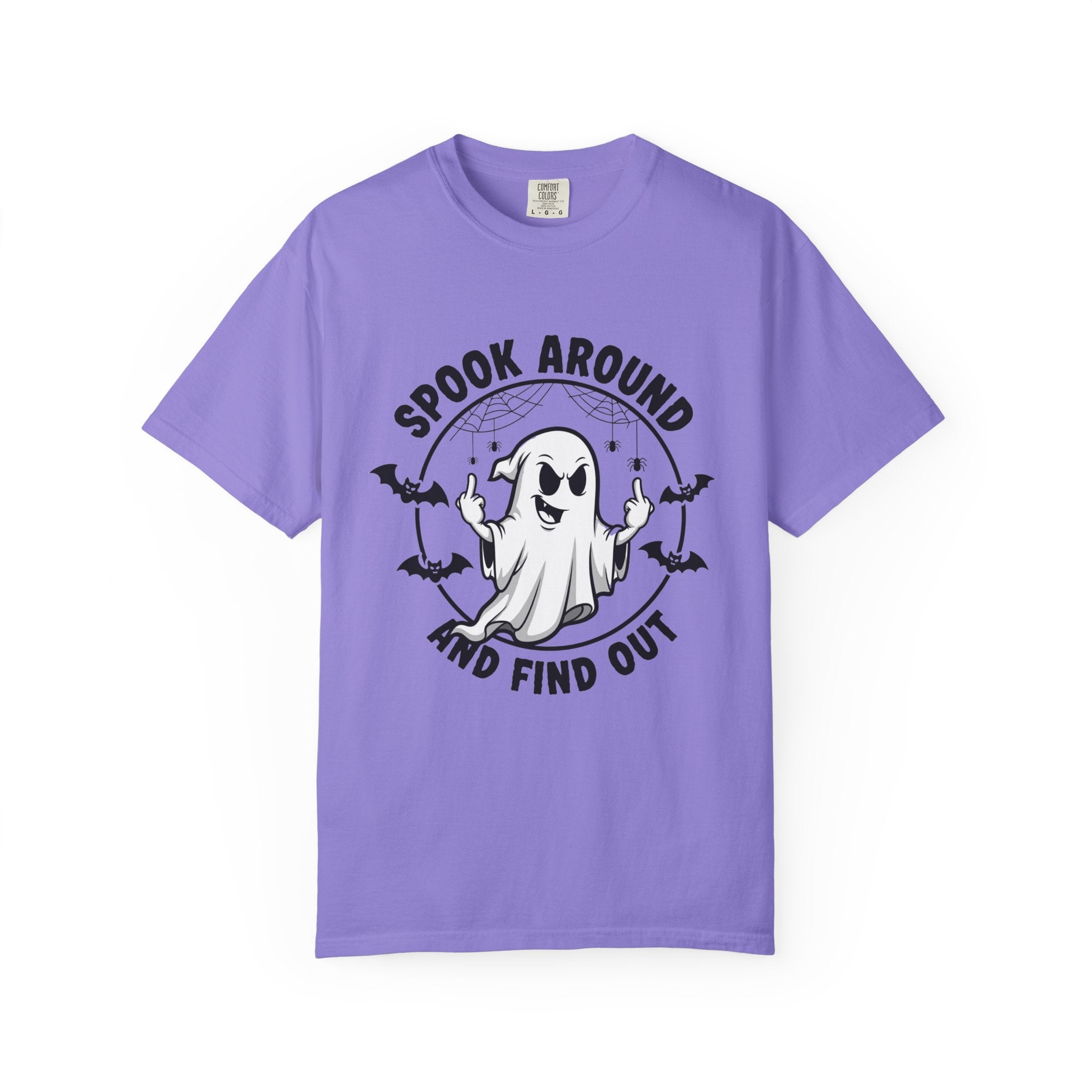 Spook Around And Find Out T-Shirt — Cute Halloween Ghost Graphic Tee