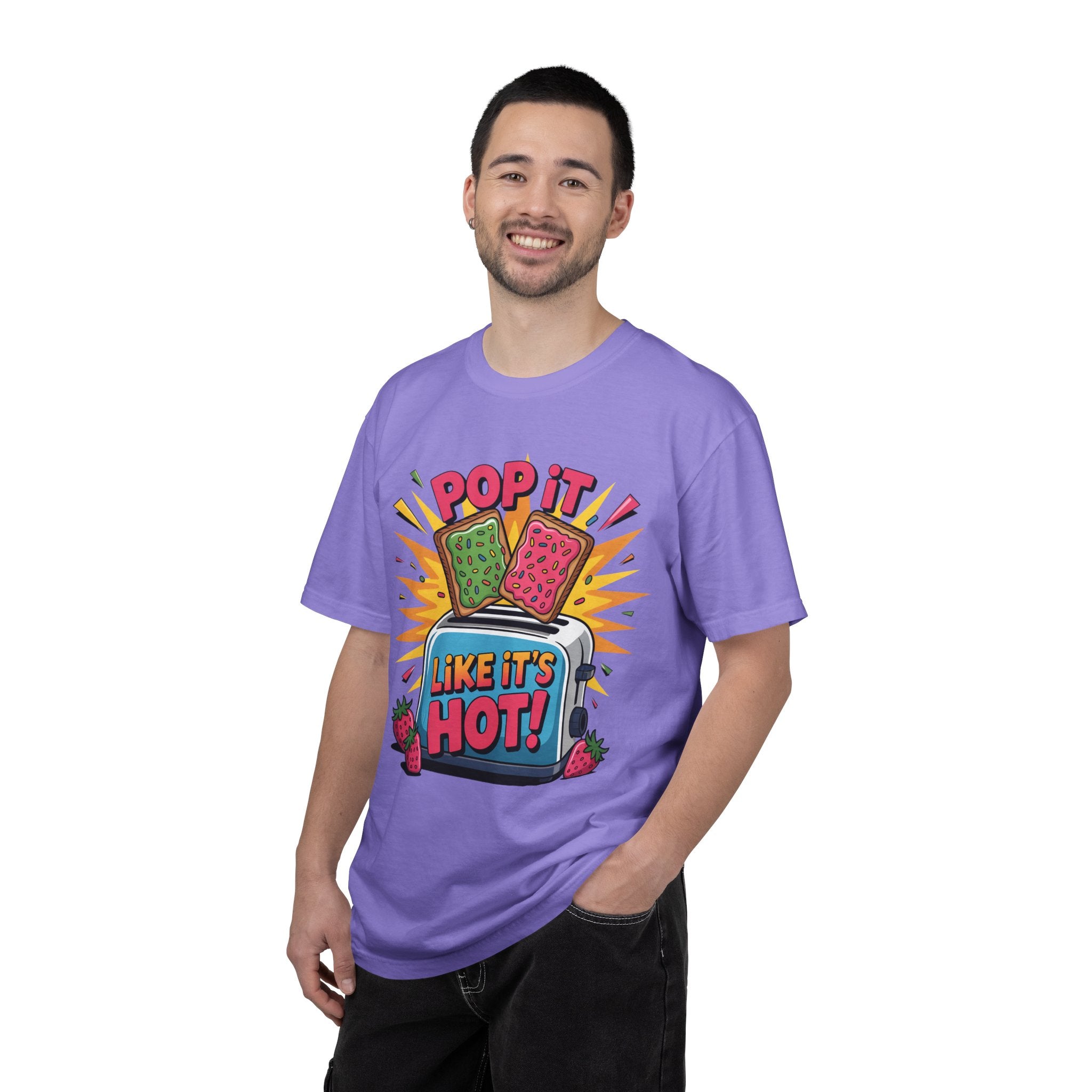 Funny Graphic T-Shirt — Pop It Like It's Hot Humor Gift Tee for Women