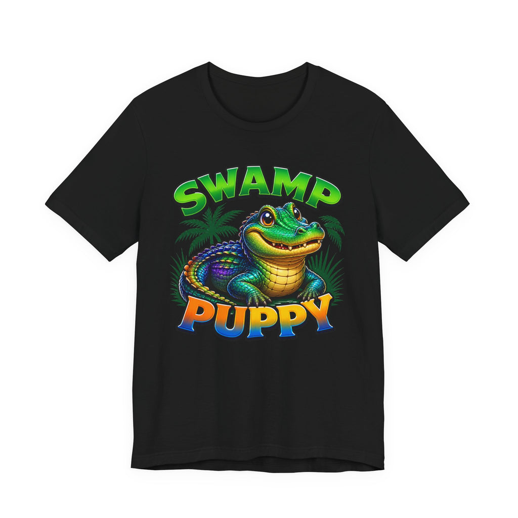 Swamp Puppy T-Shirt — Cute Alligator Graphic Tee