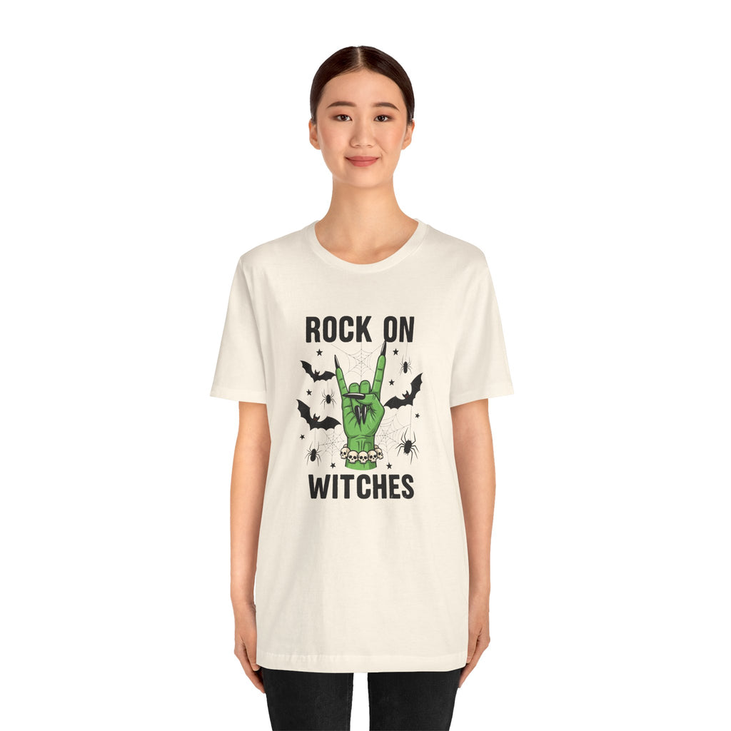 Rock On Witches T-Shirt — Halloween Witch Hand Graphic Tee