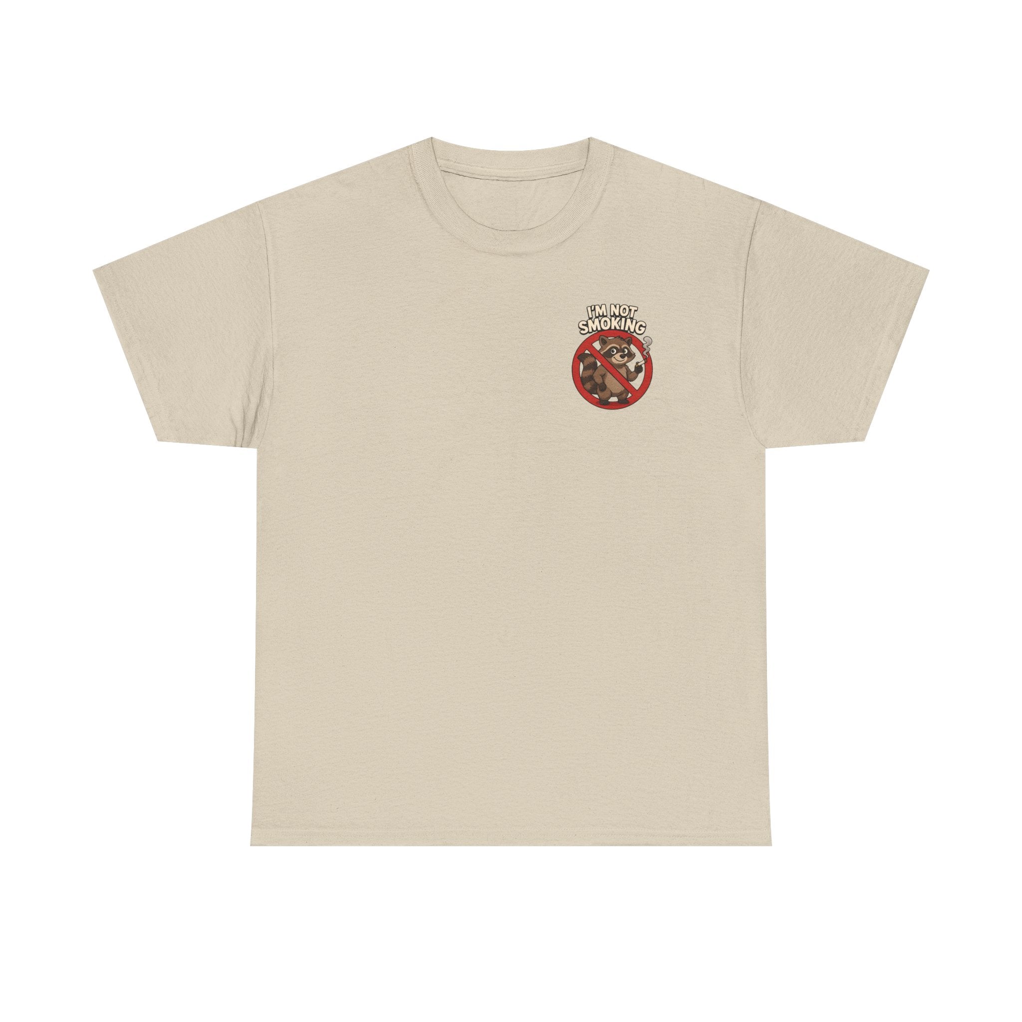 Graphic Tee — "What Are You Looking At?" Raccoon Illustration T-Shirt