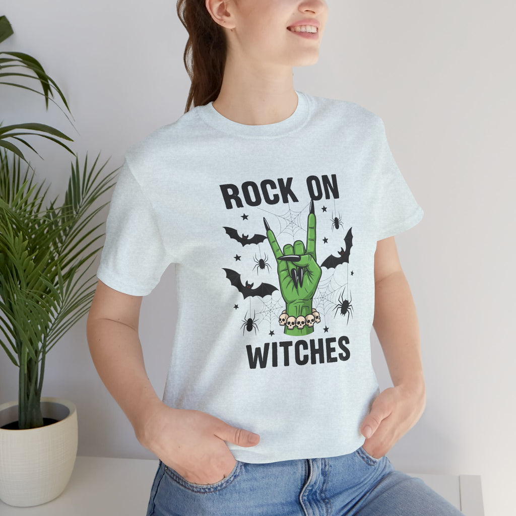 Rock On Witches T-Shirt — Halloween Witch Hand Graphic Tee