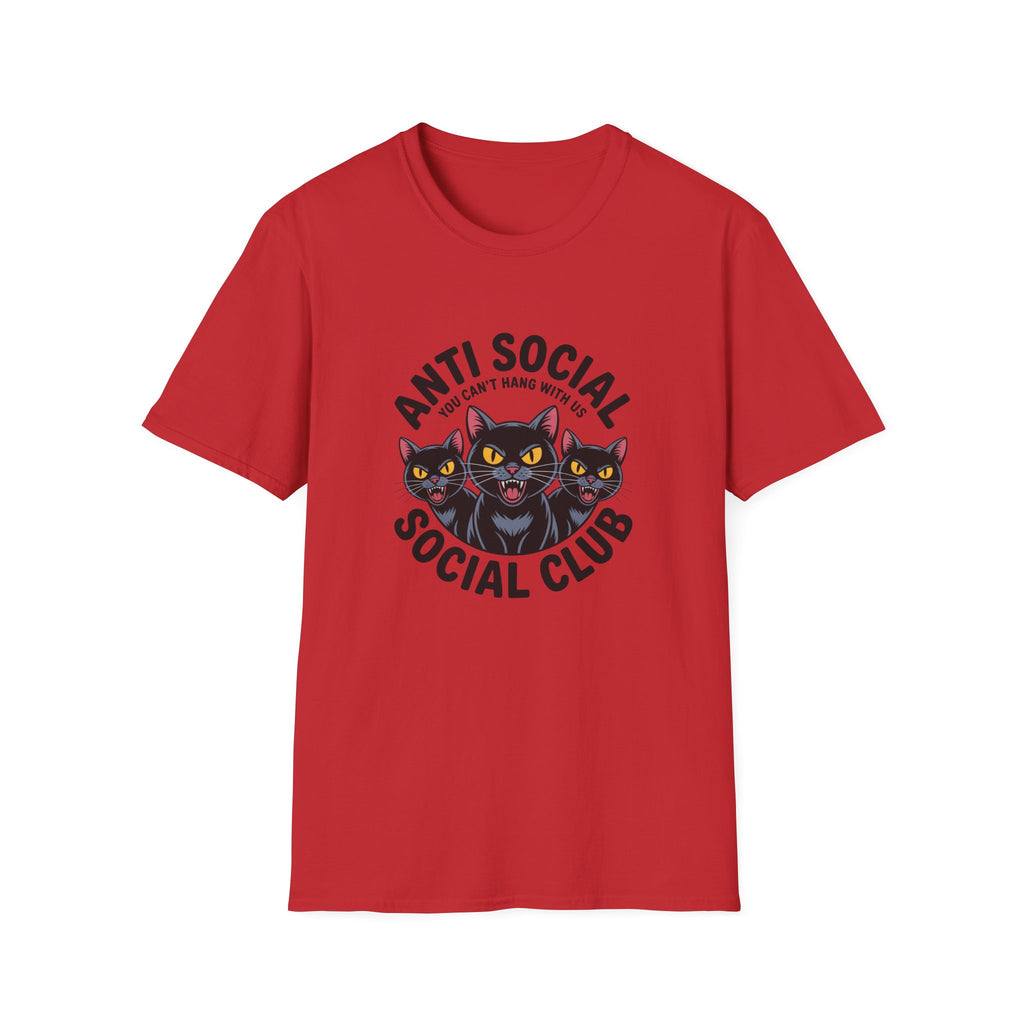 Anti Social Social Club Cat T-Shirt — "You Can't Hang With Us" Graphic Tee