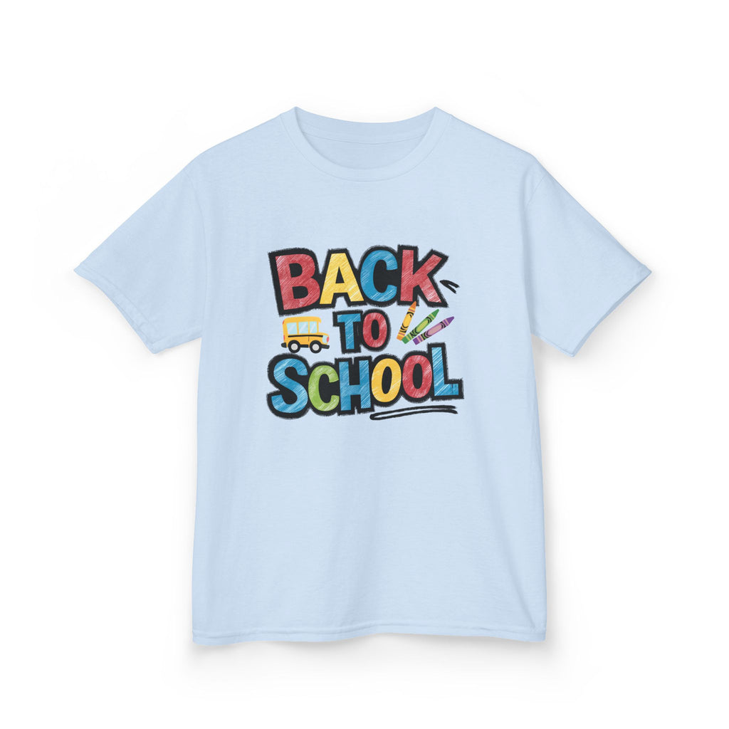 Back to School Kids T-Shirt — Colorful Retro School Design