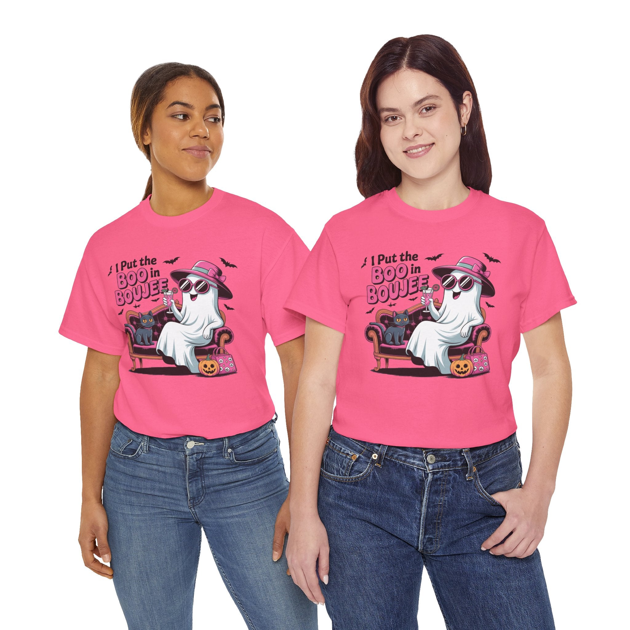 I Put the Boo in Boujee Ghost T-Shirt — Funny Halloween Chic Tee