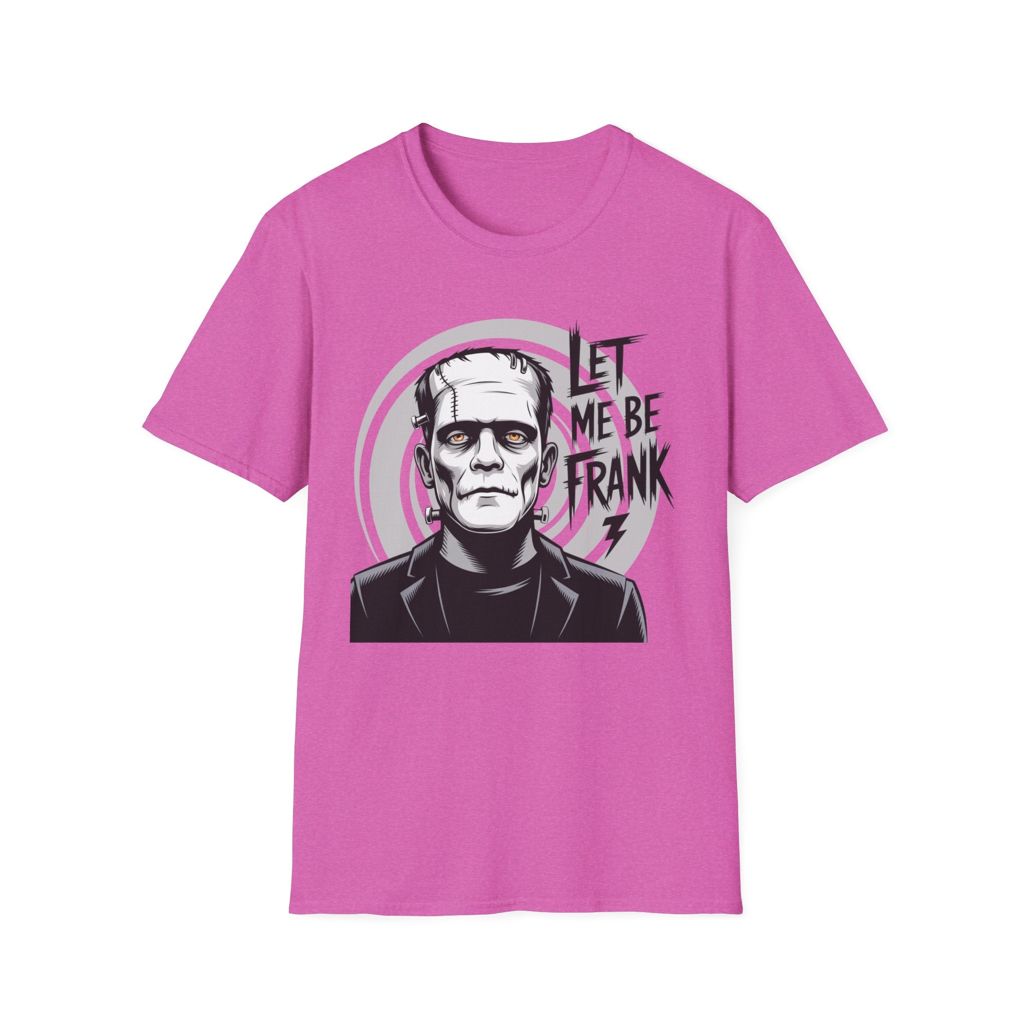 Frankenstein Monster Graphic T-Shirt — "Let Me Be Frank" Halloween Tee