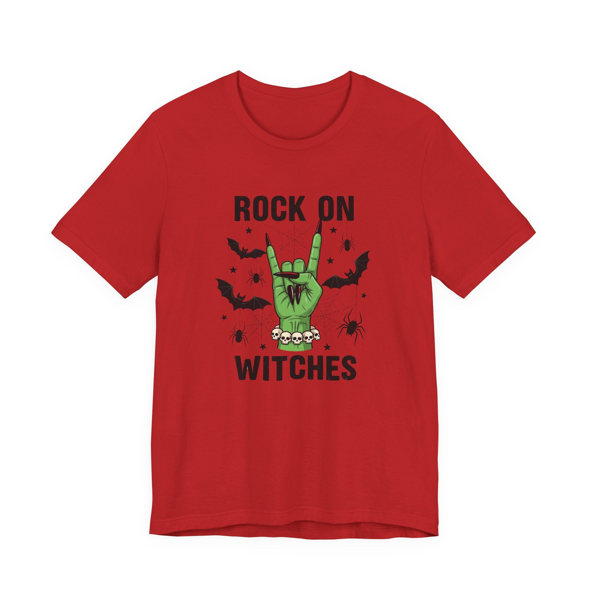 Rock On Witches T-Shirt — Halloween Witch Hand Graphic Tee