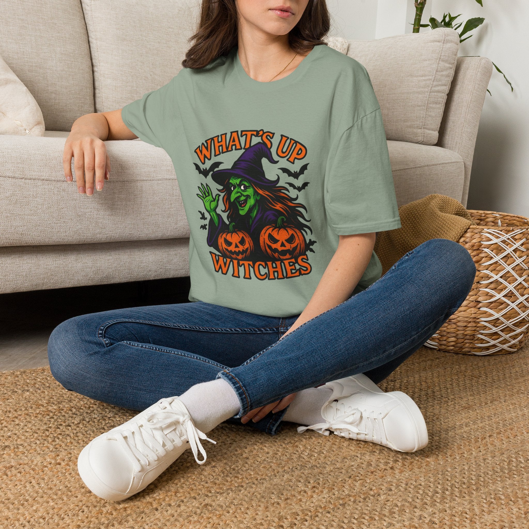 What's Up Witches T-Shirt — Funny Halloween Witch Graphic Tee