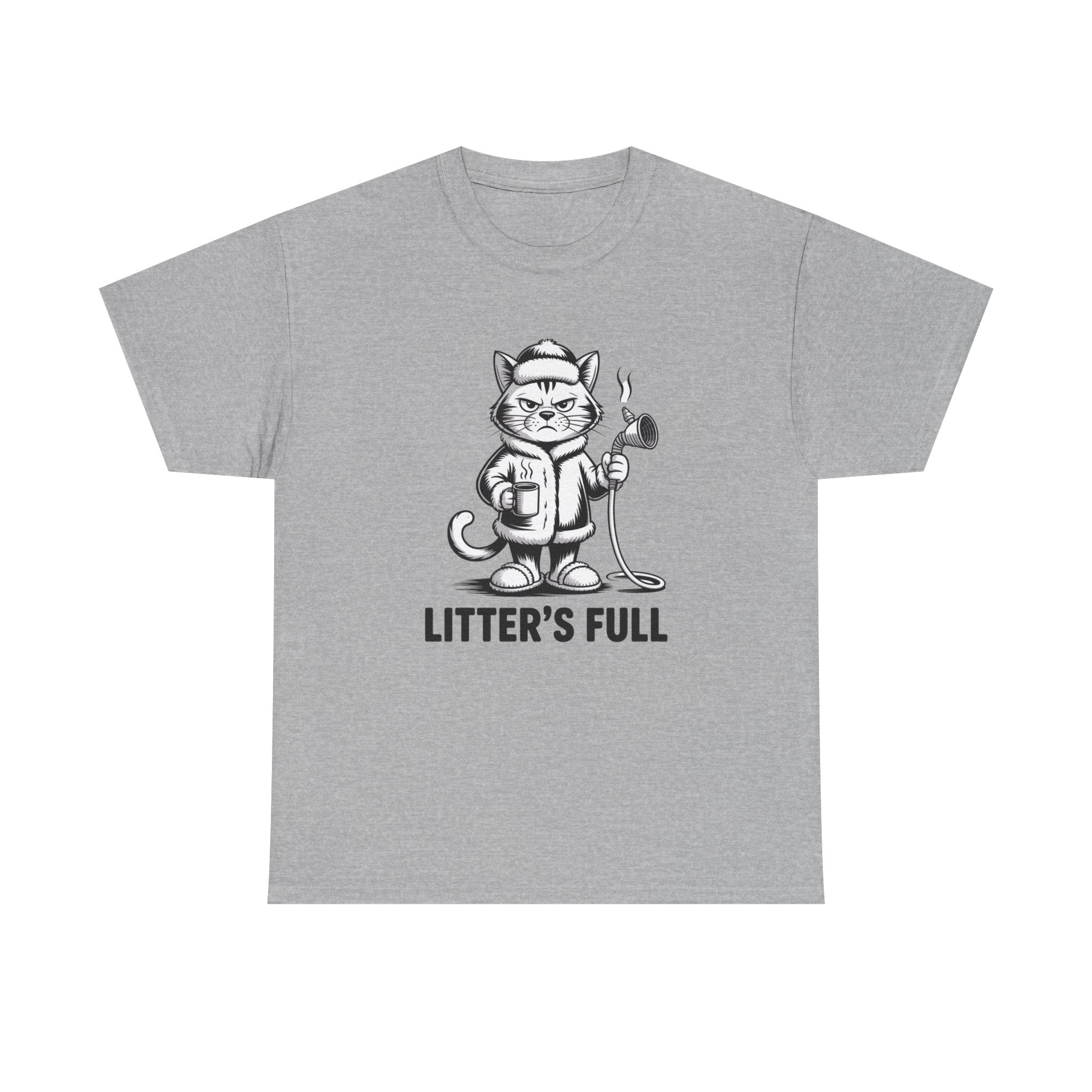 Cat Litter's Full Tee — Funny Cat Graphic T-Shirt