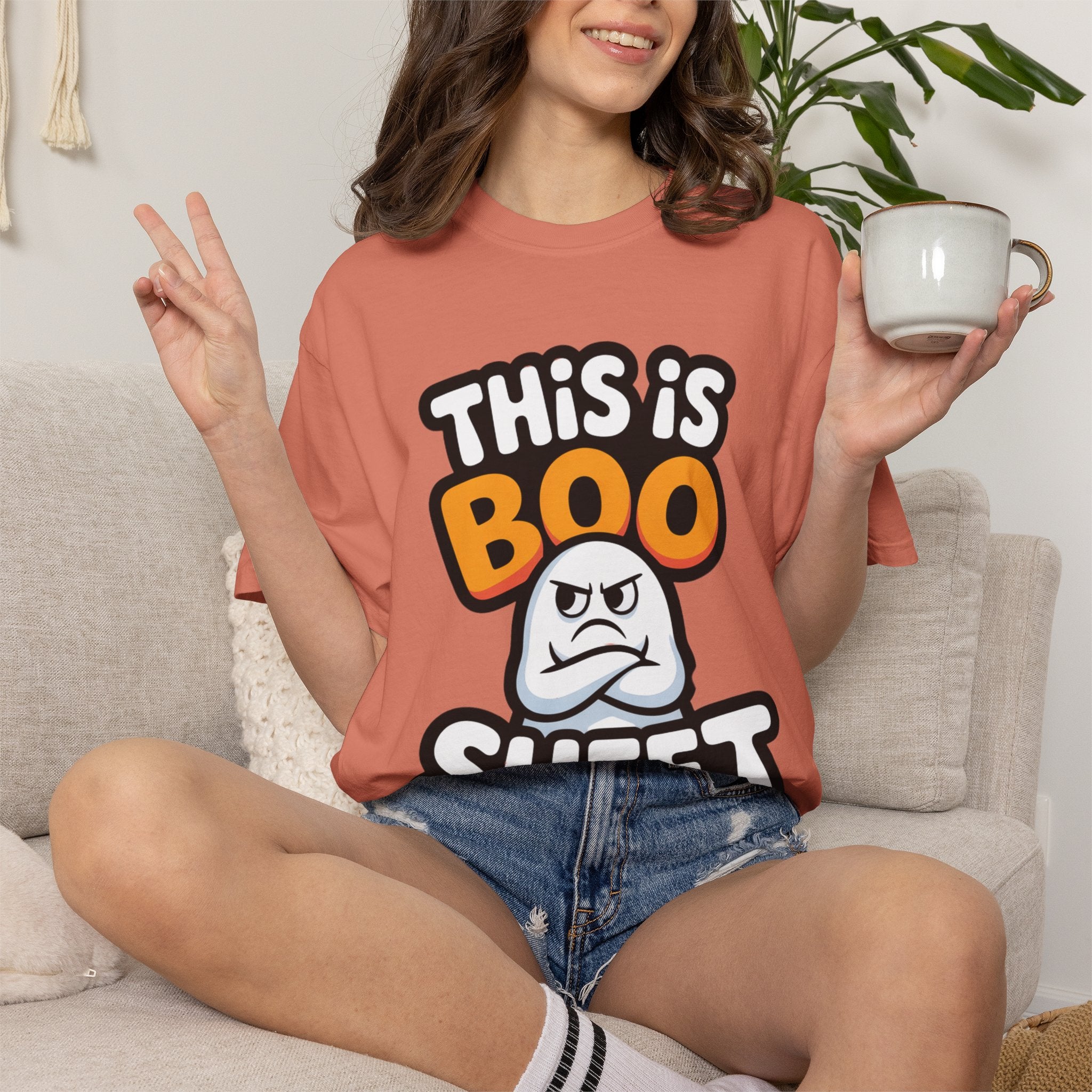 This Is Boo Sheet T-Shirt — Funny Halloween Ghost Tee