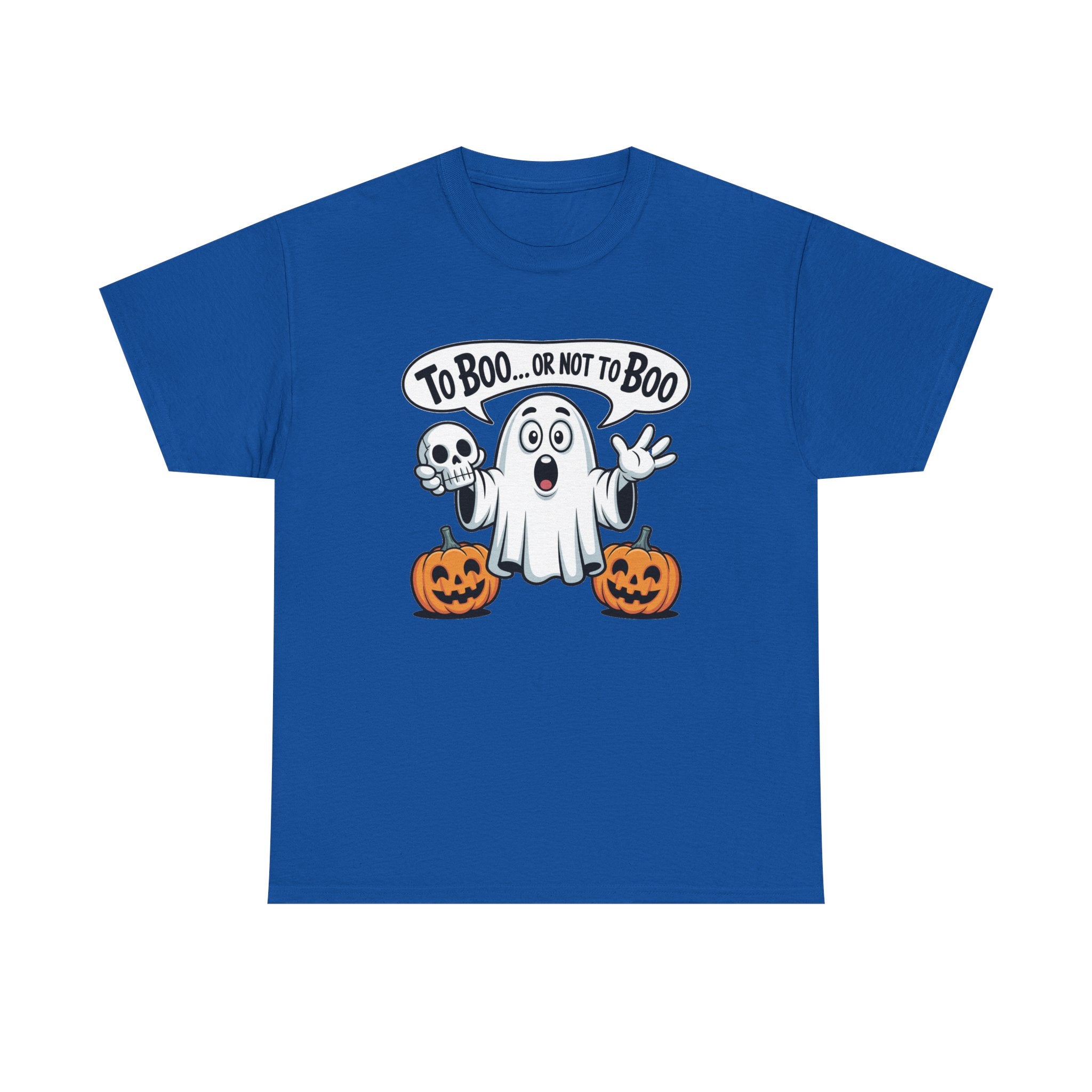 Halloween Ghost Tee - "To Boo... or Not to Boo" Cute Spooky Graphic T-Shirt