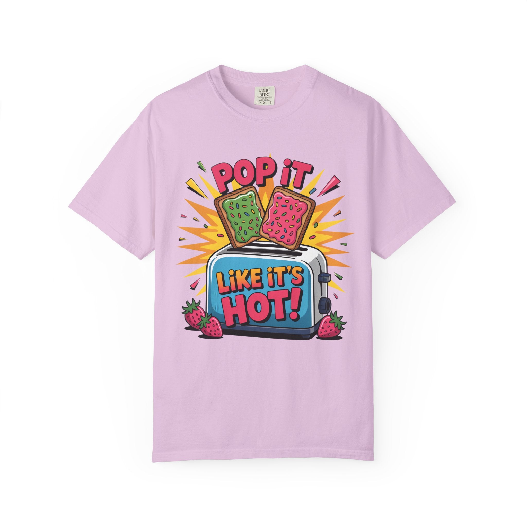 Funny Graphic T-Shirt — Pop It Like It's Hot Humor Gift Tee for Women
