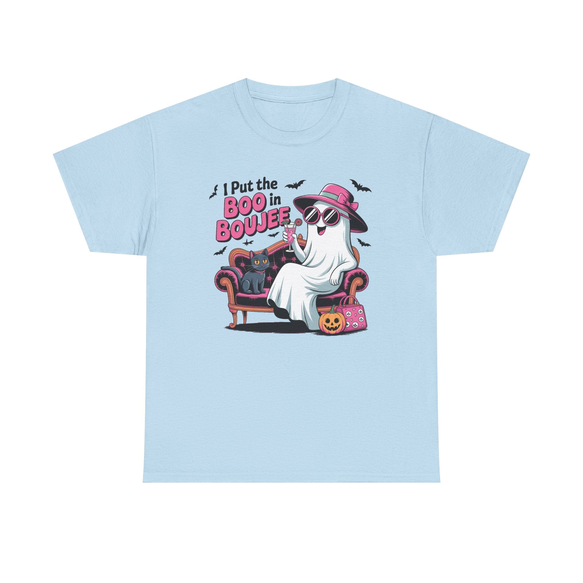 I Put the Boo in Boujee Ghost T-Shirt — Funny Halloween Chic Tee