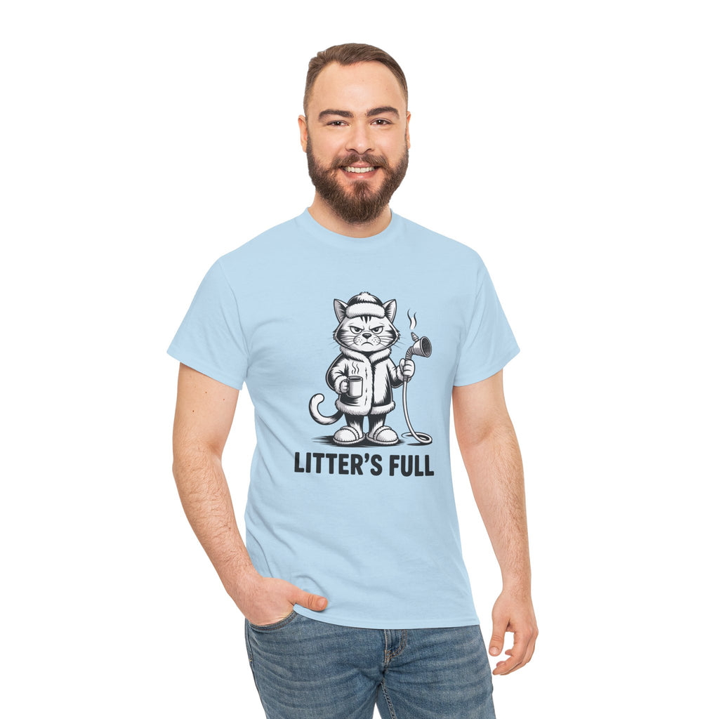 Cat Litter's Full Tee — Funny Cat Graphic T-Shirt