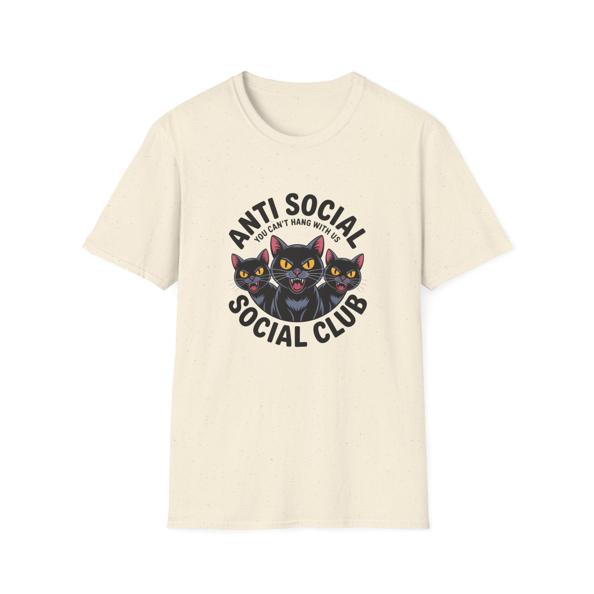 Anti Social Social Club Cat T-Shirt — "You Can't Hang With Us" Graphic Tee