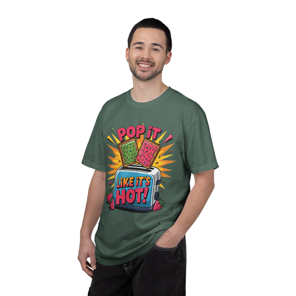 Funny Graphic T-Shirt — Pop It Like It's Hot Humor Gift Tee for Women