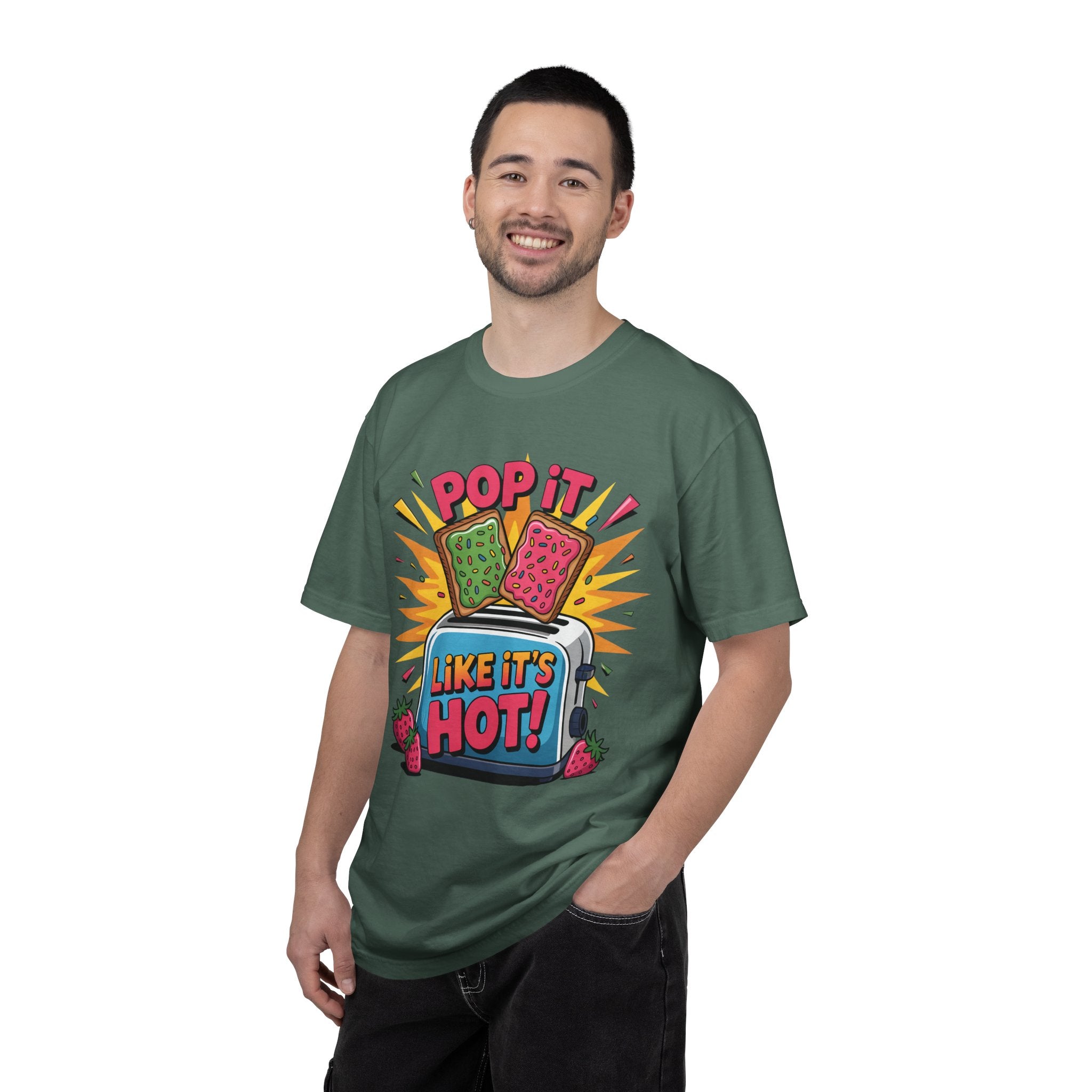Funny Graphic T-Shirt — Pop It Like It's Hot Humor Gift Tee for Women