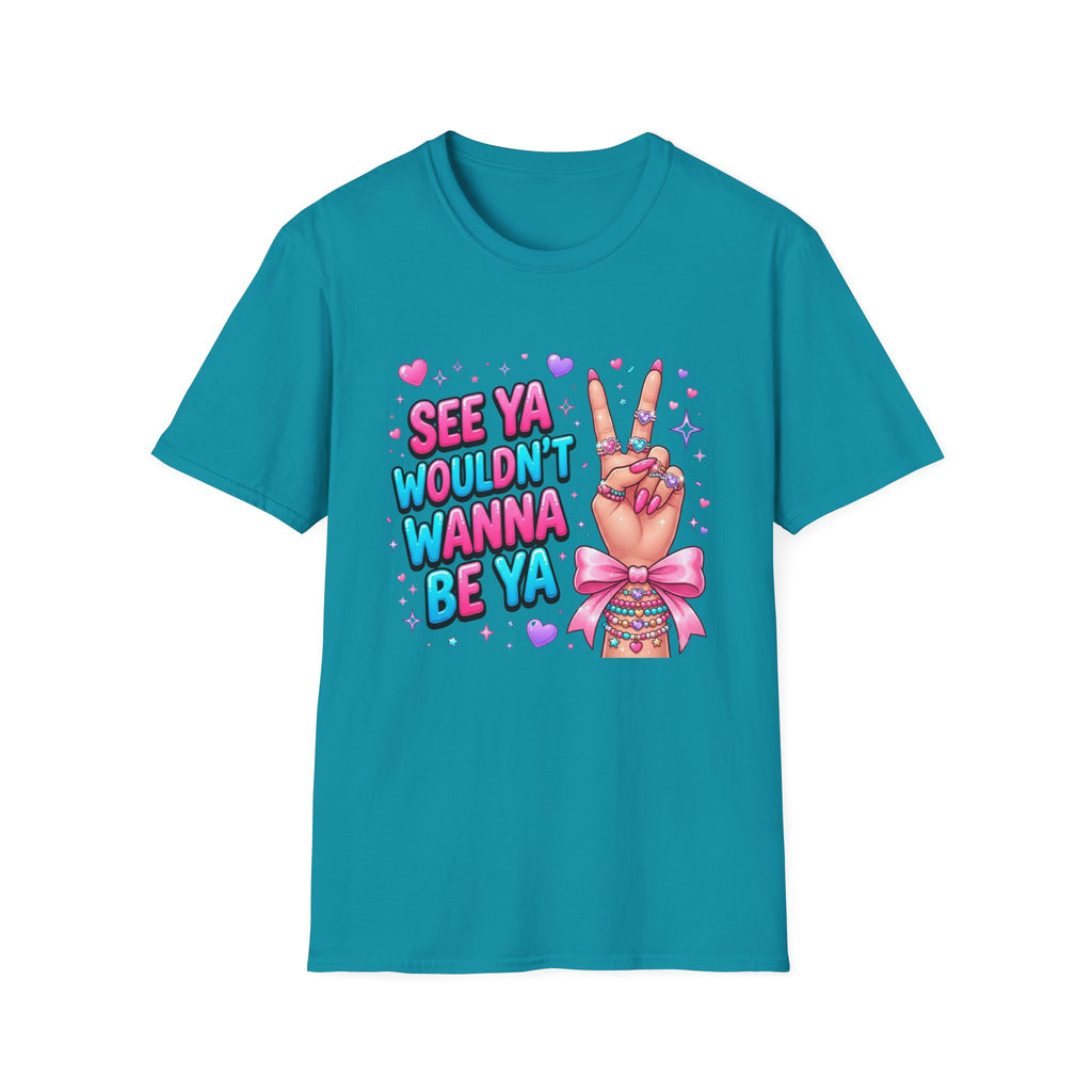 See Ya Wouldn't Wanna Be Ya T-Shirt — Sassy Peace Sign Graphic Tee