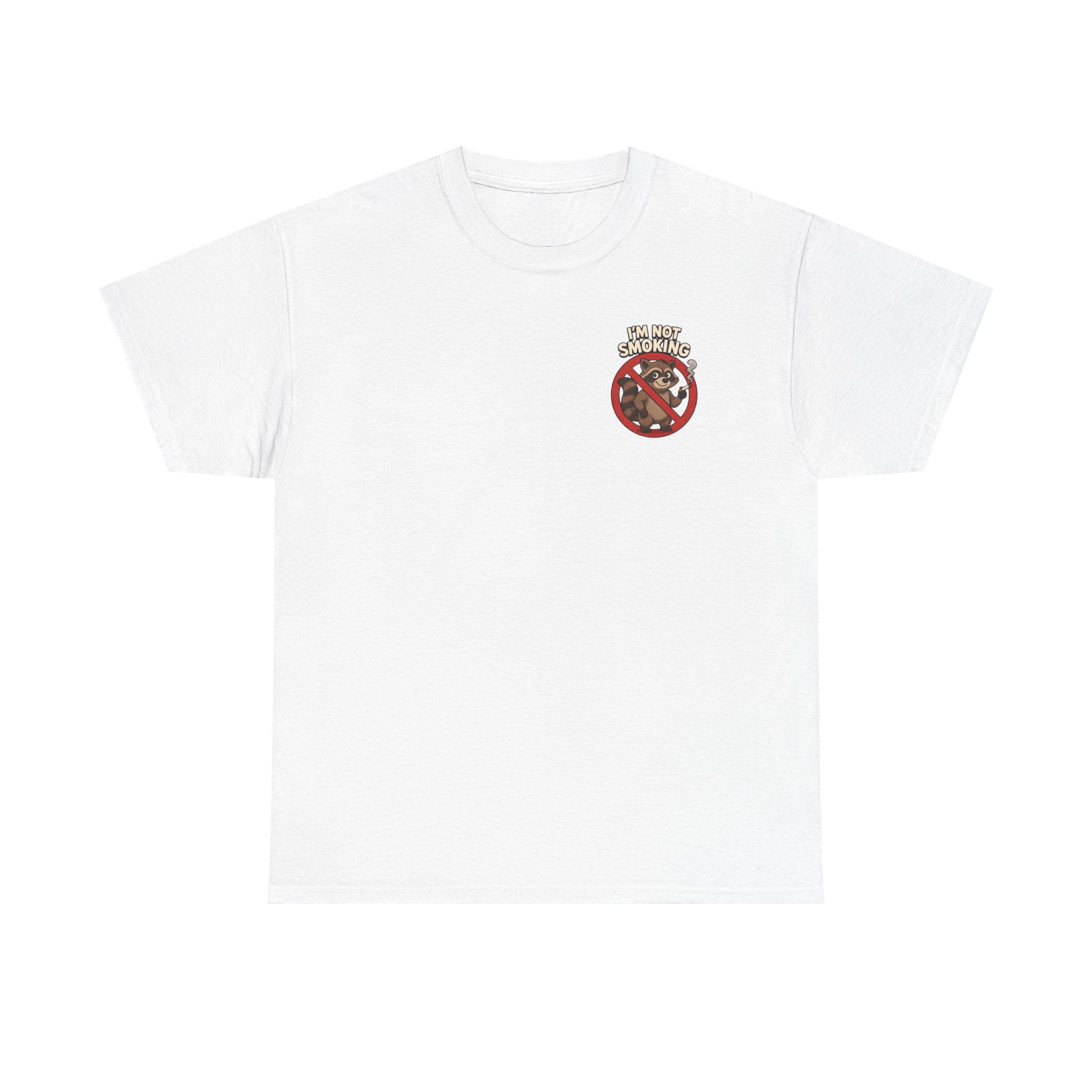 Graphic Tee — "What Are You Looking At?" Raccoon Illustration T-Shirt