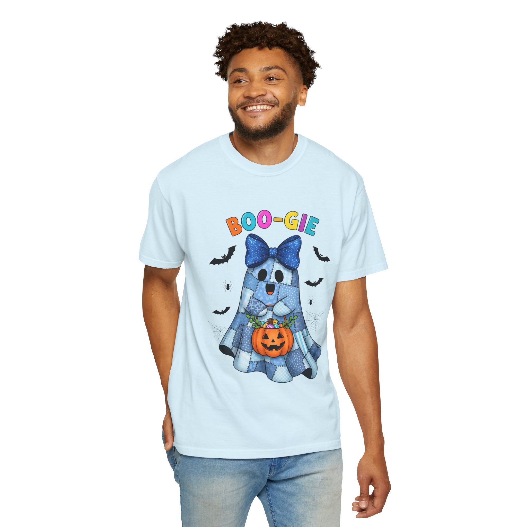Boo-gie Ghost Halloween T-Shirt — Cute Trick-or-Treat Pumpkin Design