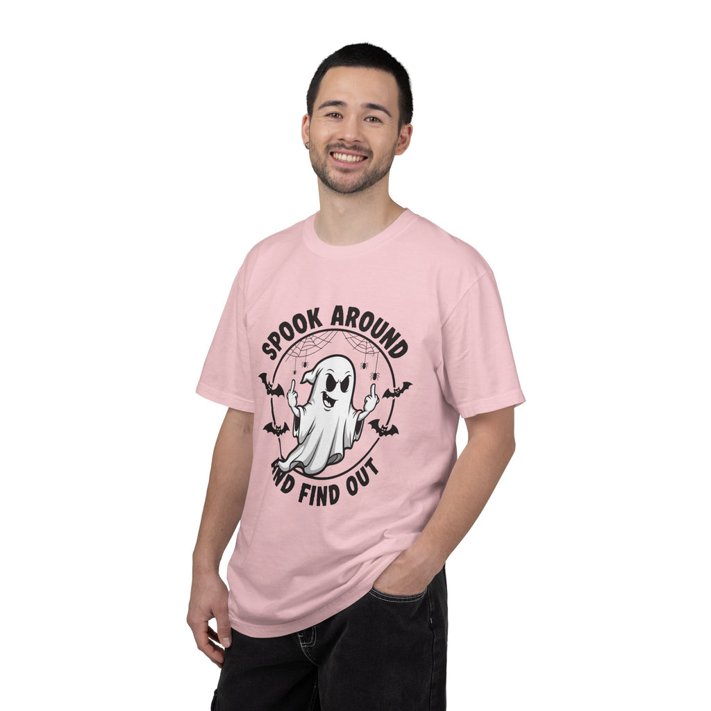 Spook Around And Find Out T-Shirt — Cute Halloween Ghost Graphic Tee