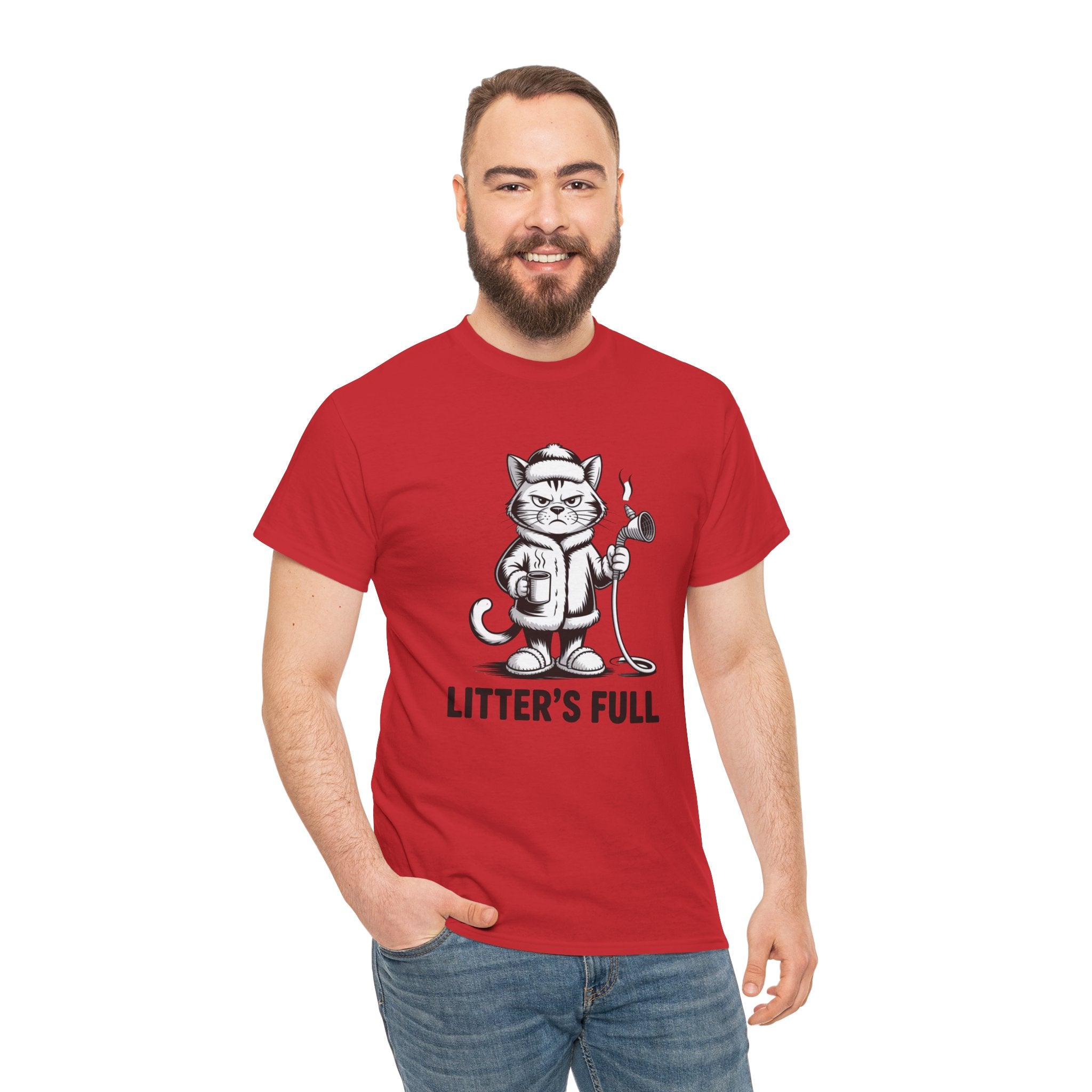 Cat Litter's Full Tee — Funny Cat Graphic T-Shirt
