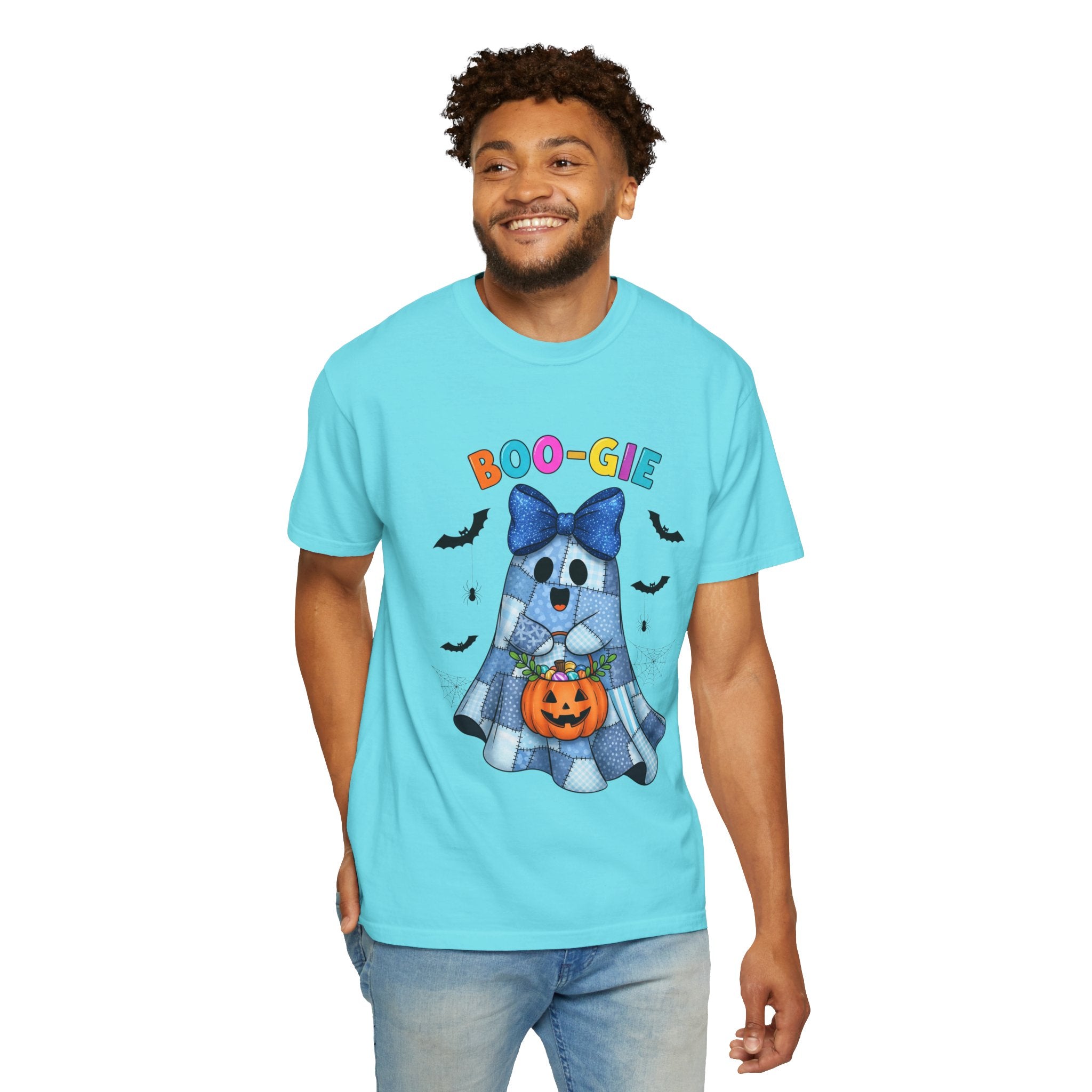 Boo-gie Ghost Halloween T-Shirt — Cute Trick-or-Treat Pumpkin Design