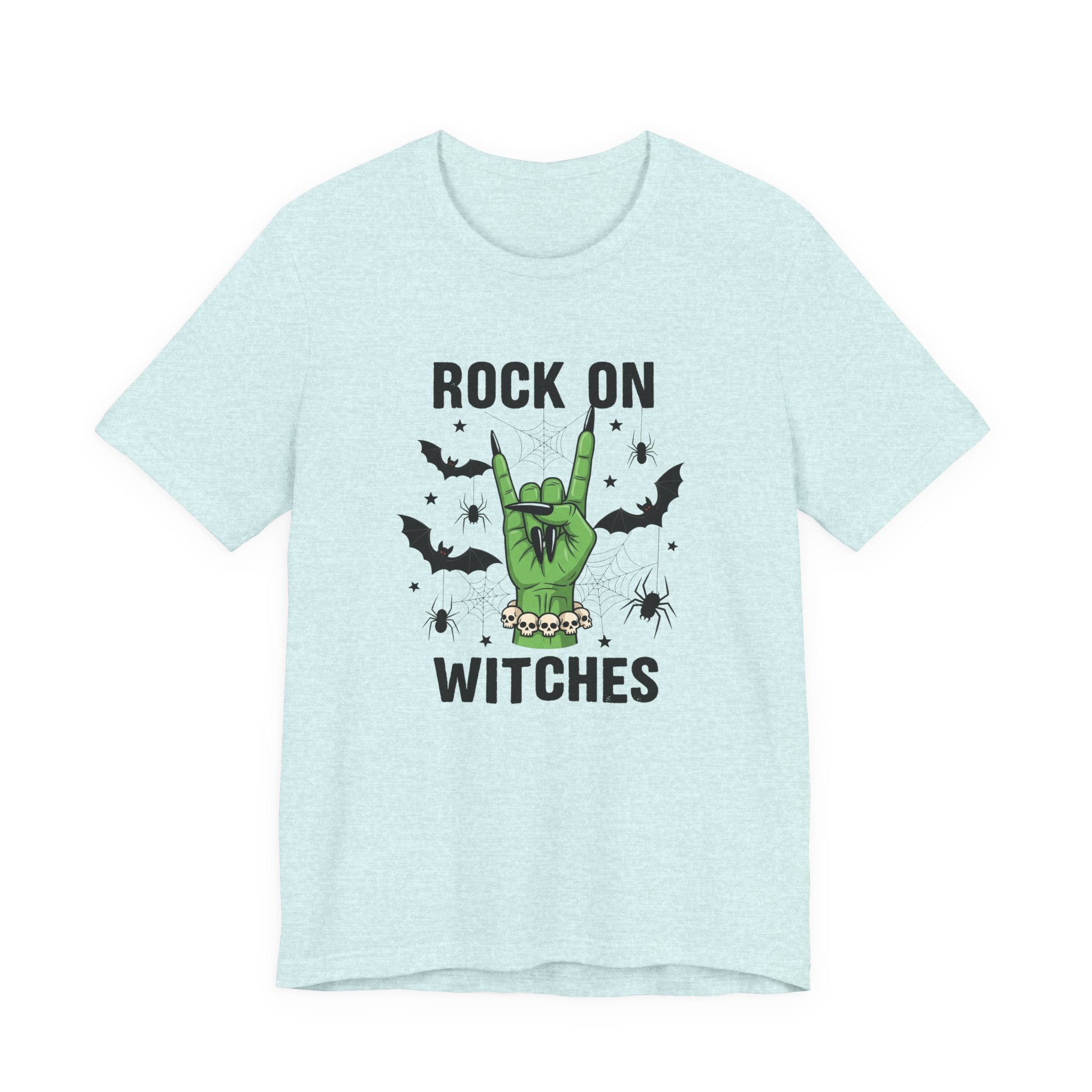 Rock On Witches T-Shirt — Halloween Witch Hand Graphic Tee