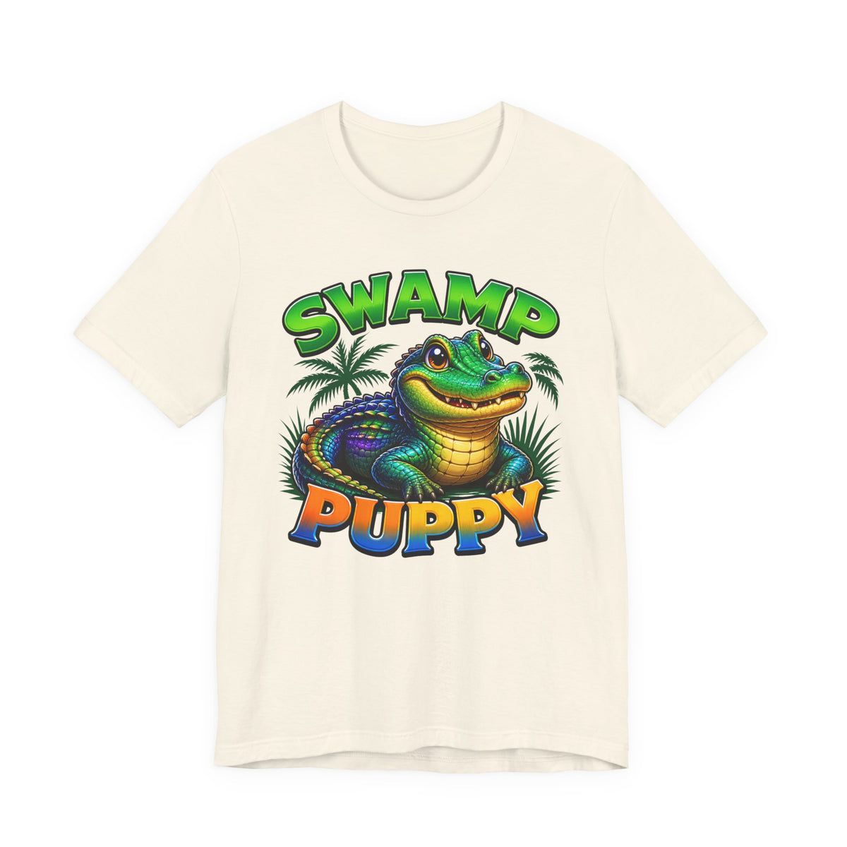 Swamp Puppy T-Shirt — Cute Alligator Graphic Tee