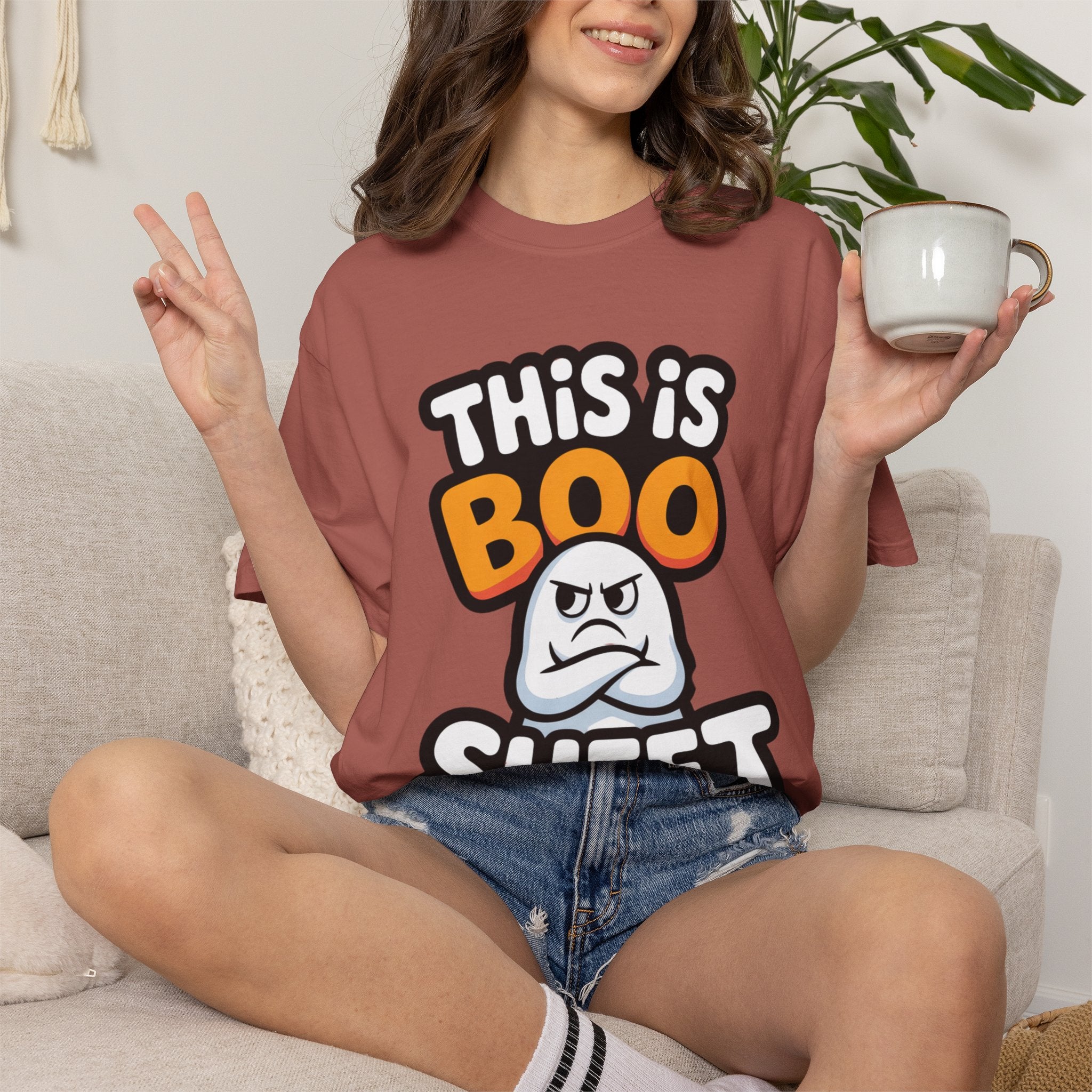 This Is Boo Sheet T-Shirt — Funny Halloween Ghost Tee