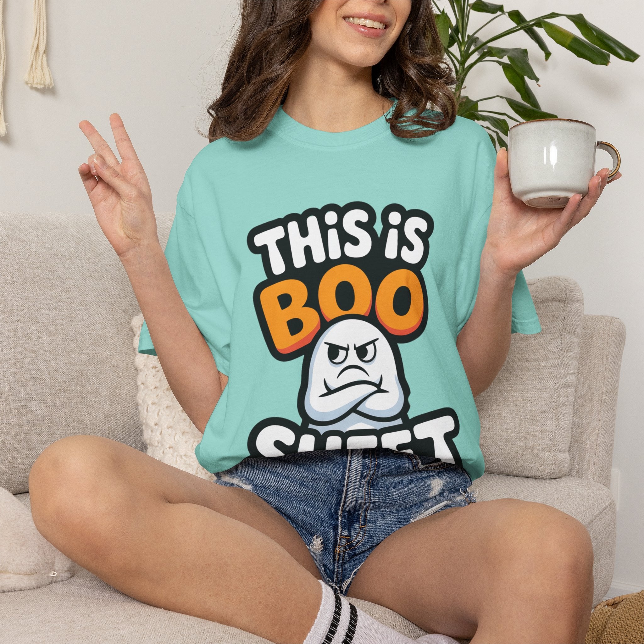 This Is Boo Sheet T-Shirt — Funny Halloween Ghost Tee
