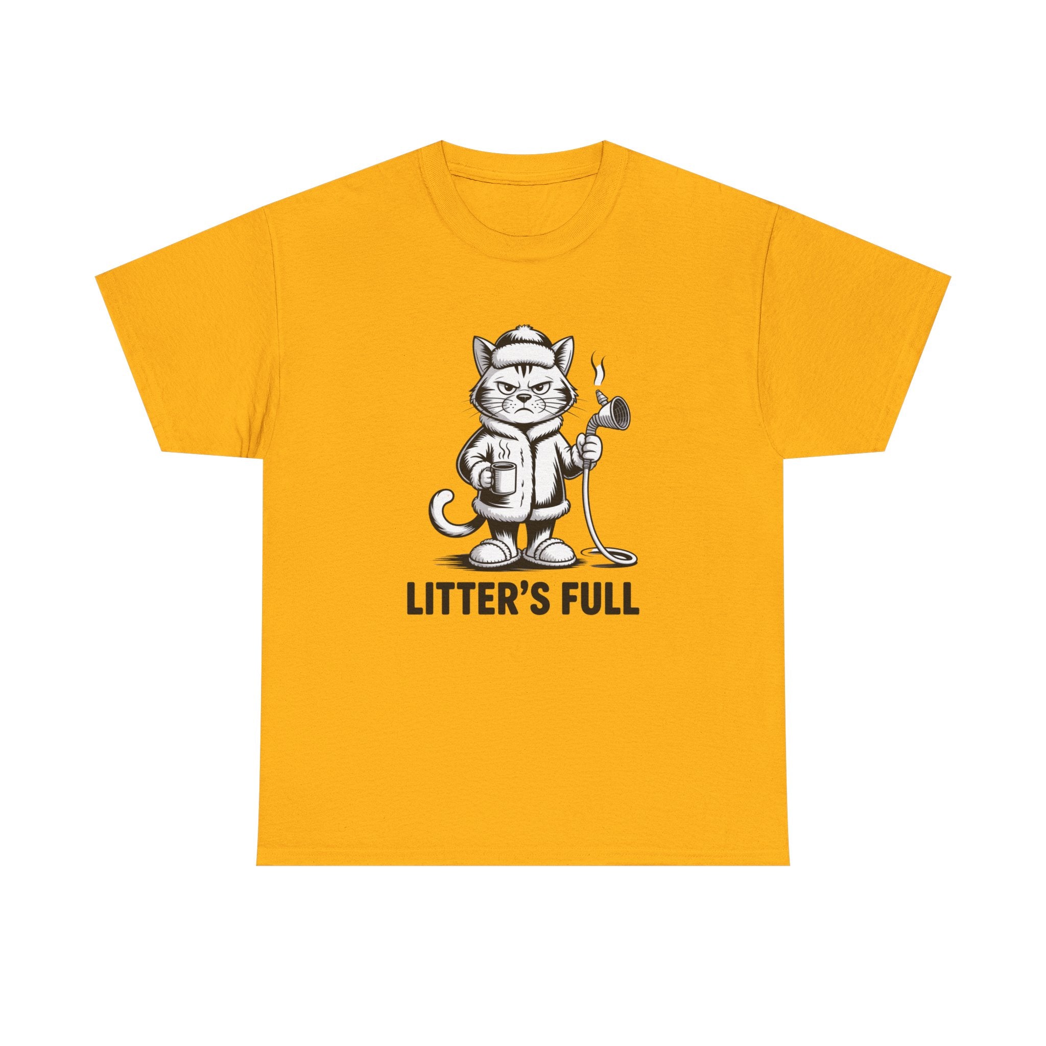 Cat Litter's Full Tee — Funny Cat Graphic T-Shirt