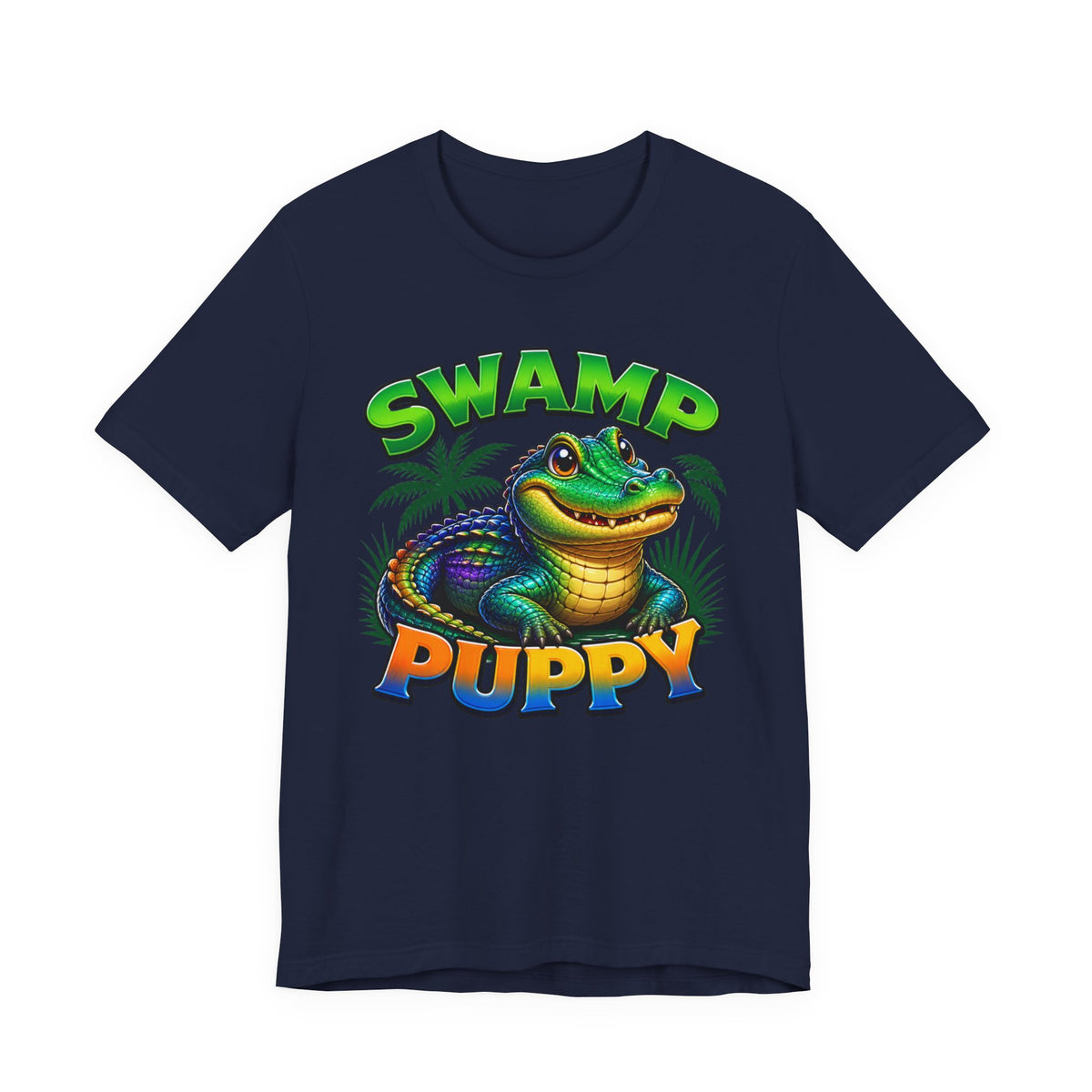 Swamp Puppy T-Shirt — Cute Alligator Graphic Tee