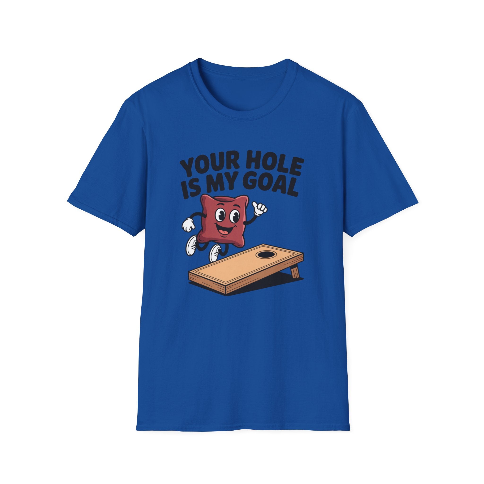 Cornhole Game T‑Shirt — "Your Hole Is My Goal" Funny Cornhole Tee