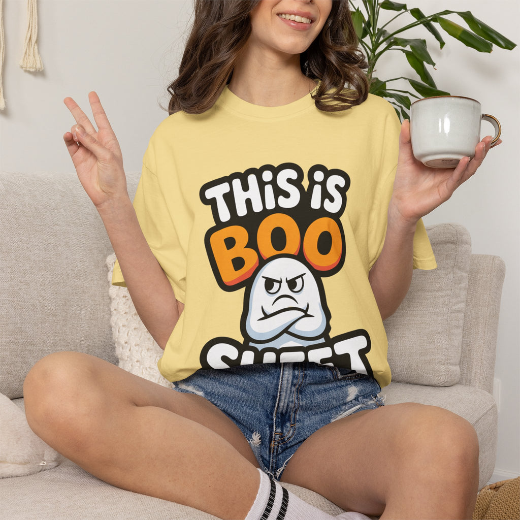 This Is Boo Sheet T-Shirt — Funny Halloween Ghost Tee