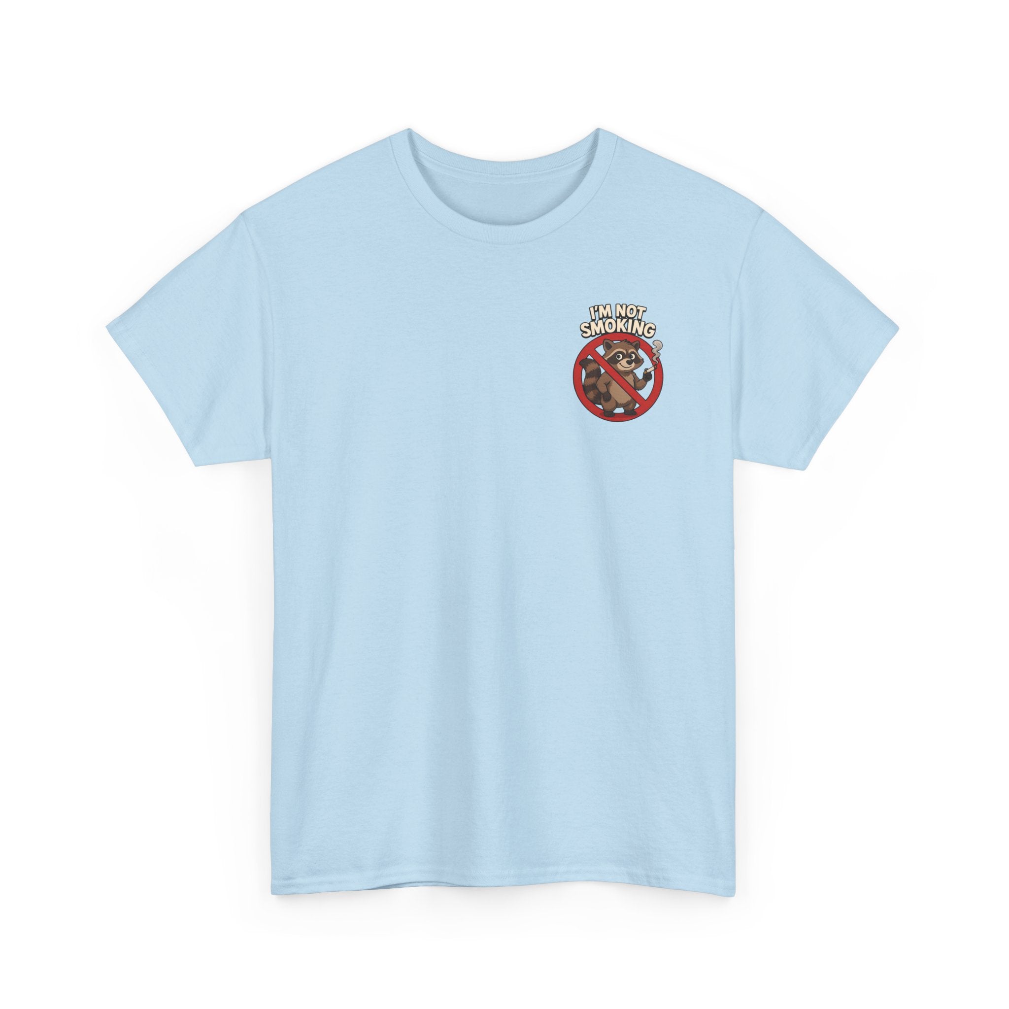 Graphic Tee — "What Are You Looking At?" Raccoon Illustration T-Shirt
