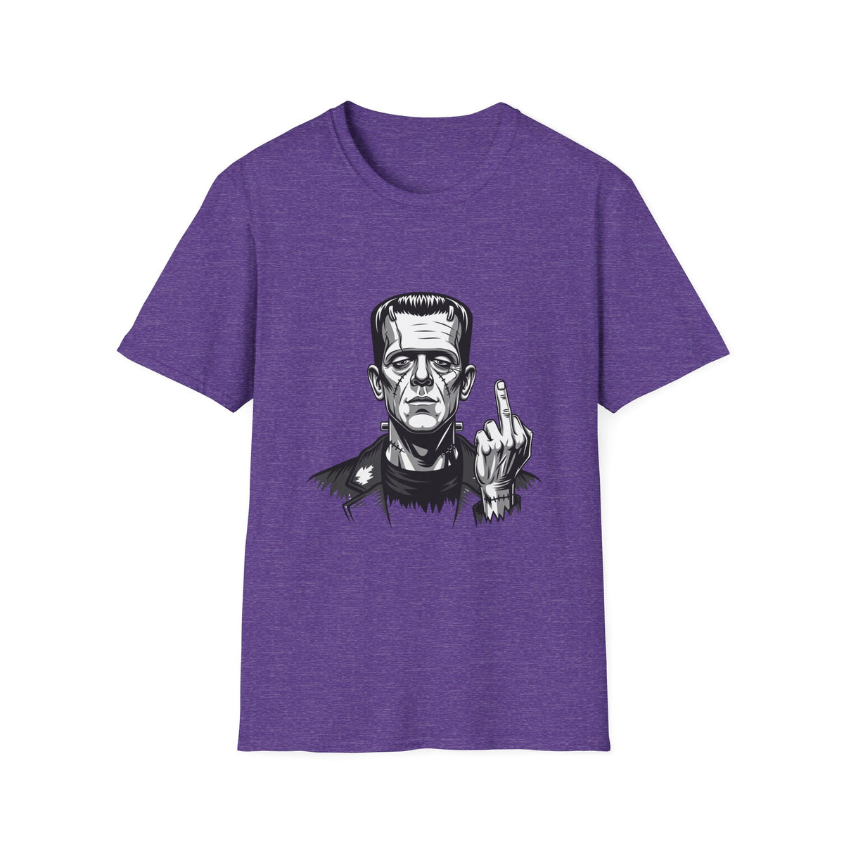 Frankenstein Middle Finger T-Shirt — Funny Gothic Monster Tee