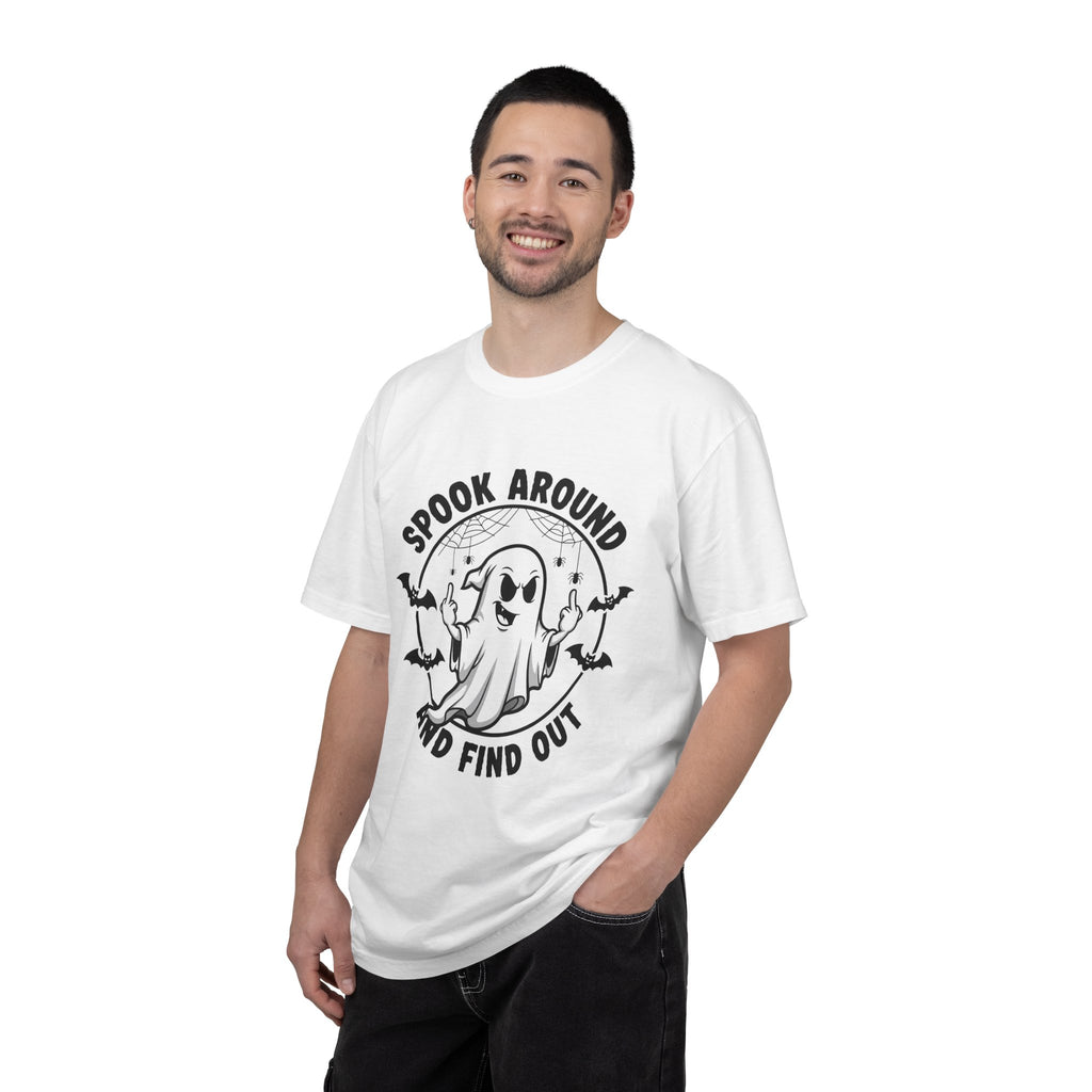 Spook Around And Find Out T-Shirt — Cute Halloween Ghost Graphic Tee