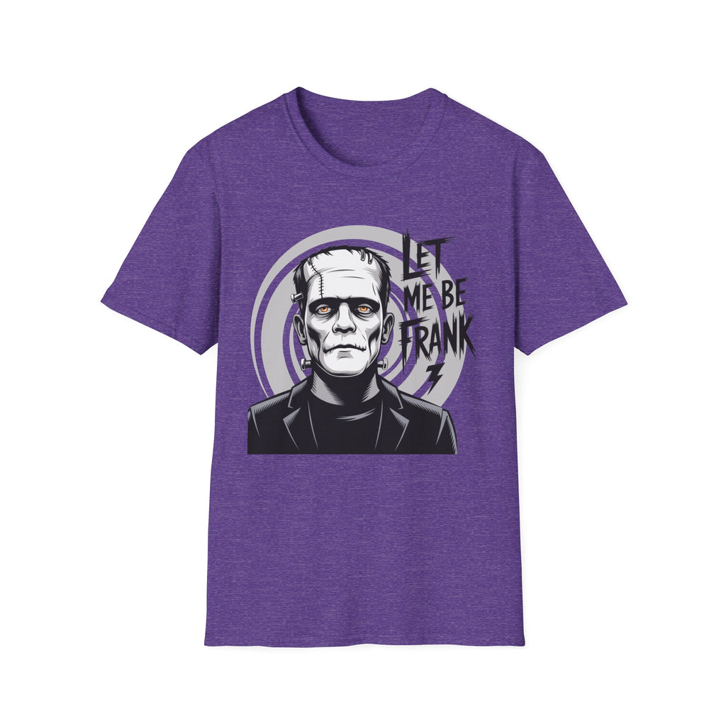 Frankenstein Monster Graphic T-Shirt — "Let Me Be Frank" Halloween Tee