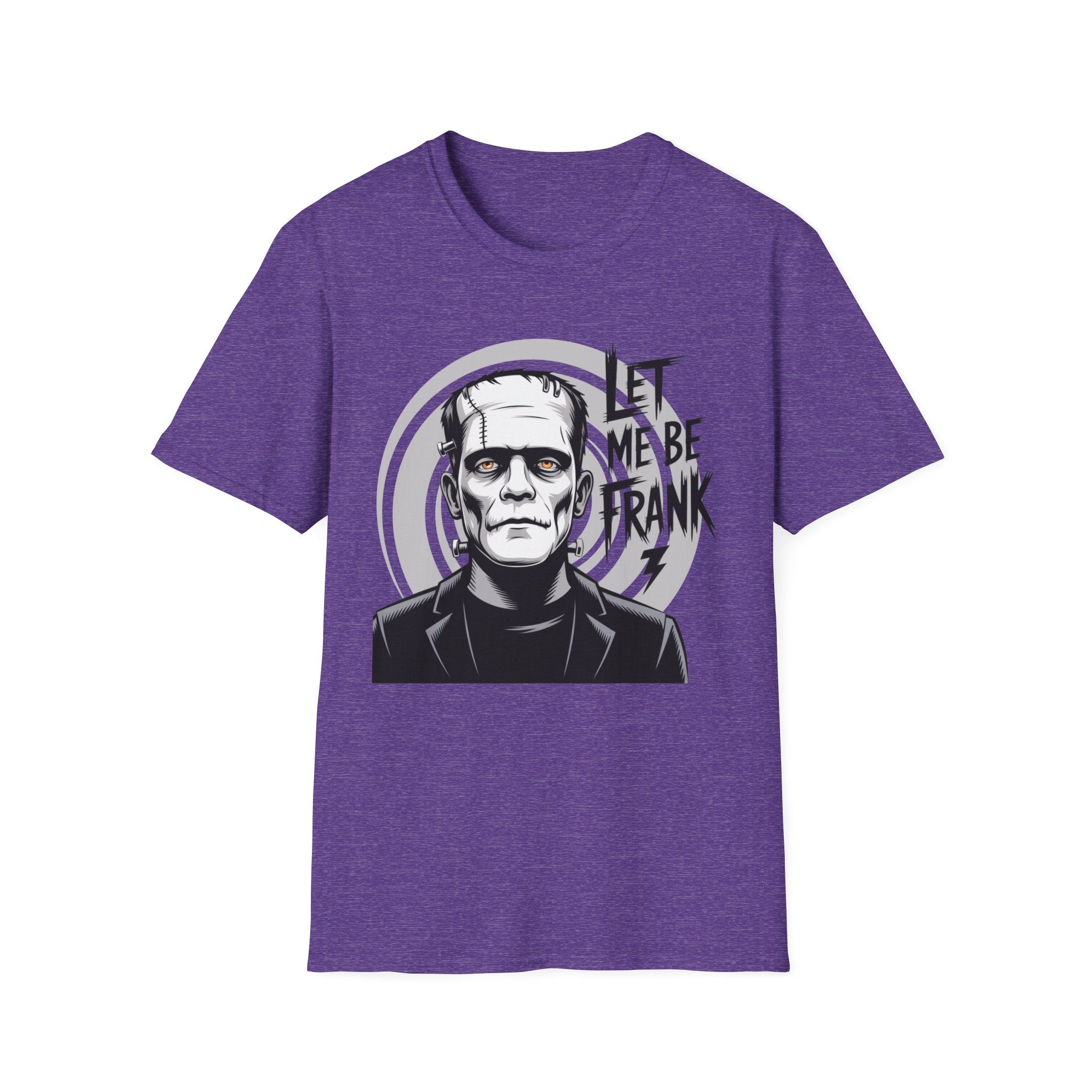 Frankenstein Monster Graphic T-Shirt — "Let Me Be Frank" Halloween Tee