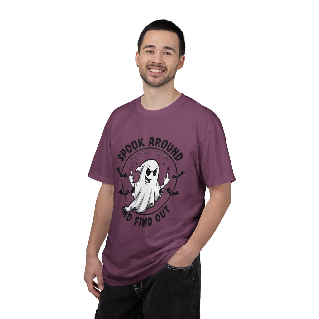 Spook Around And Find Out T-Shirt — Cute Halloween Ghost Graphic Tee