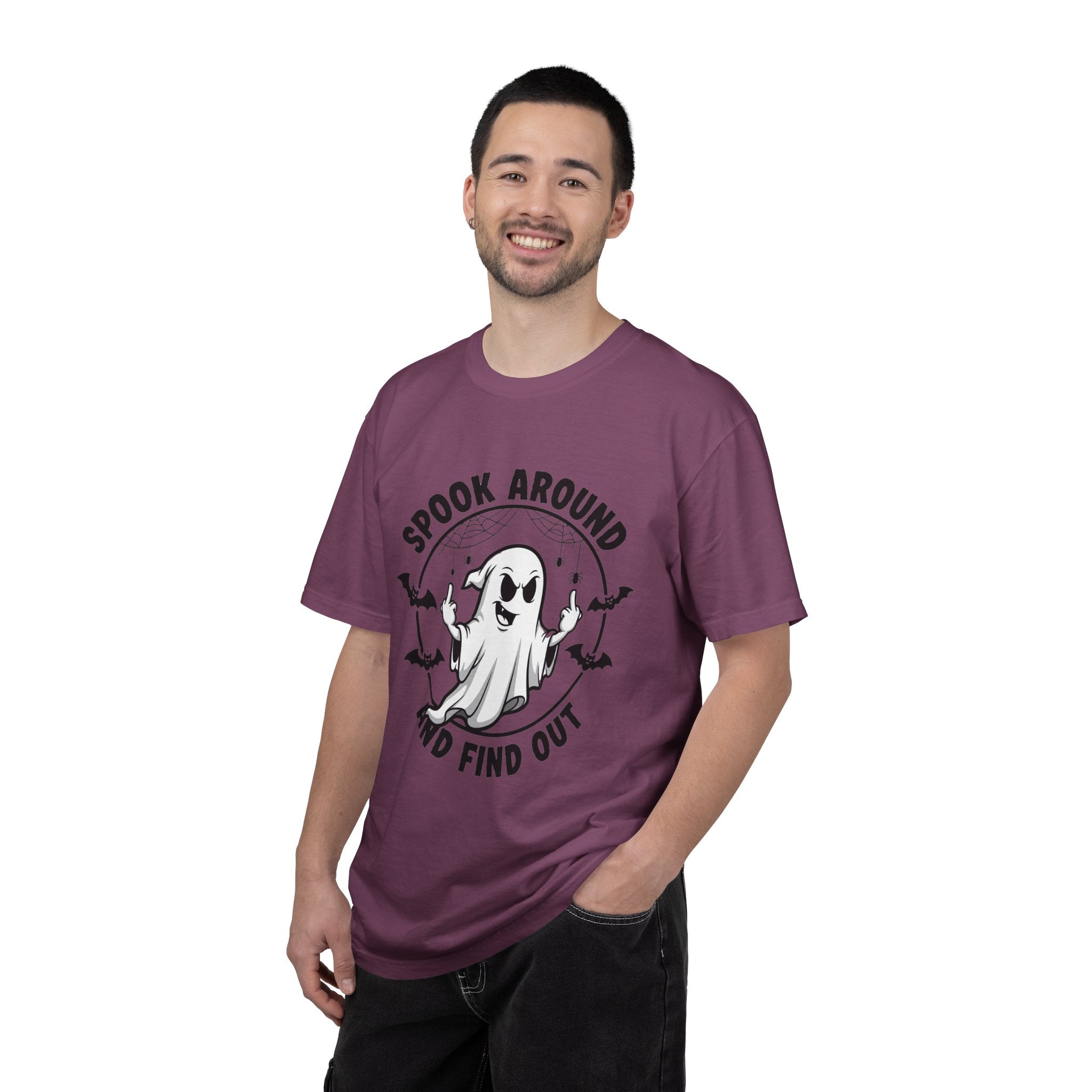 Spook Around And Find Out T-Shirt — Cute Halloween Ghost Graphic Tee