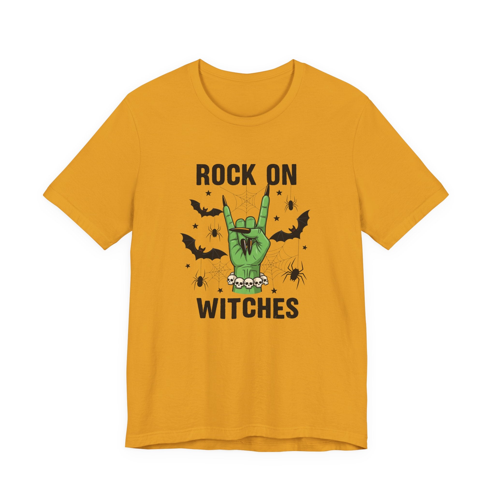 Rock On Witches T-Shirt — Halloween Witch Hand Graphic Tee