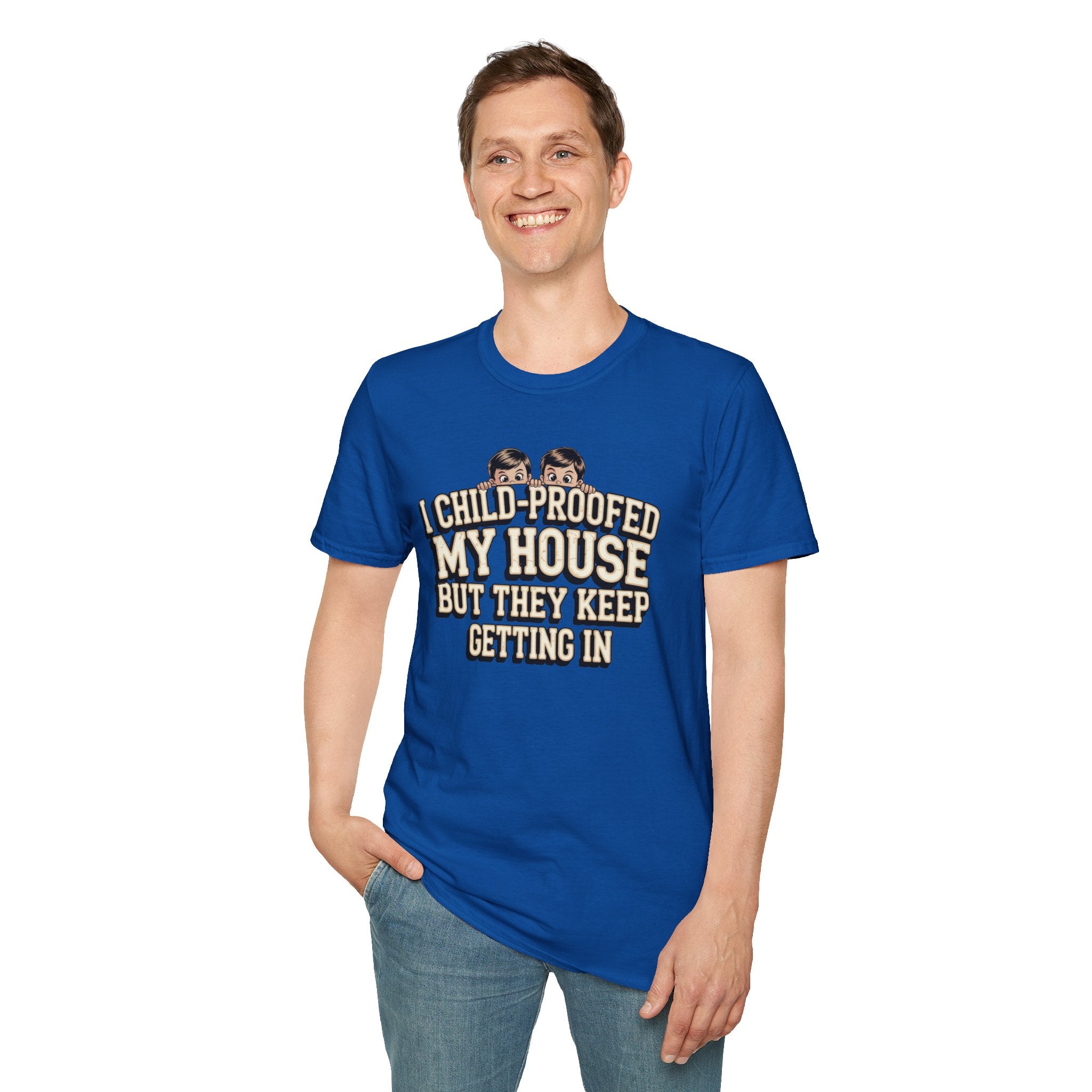 Funny Mom T-Shirt — I Child-Proofed My House Parenting Humor Gift Tee for Moms