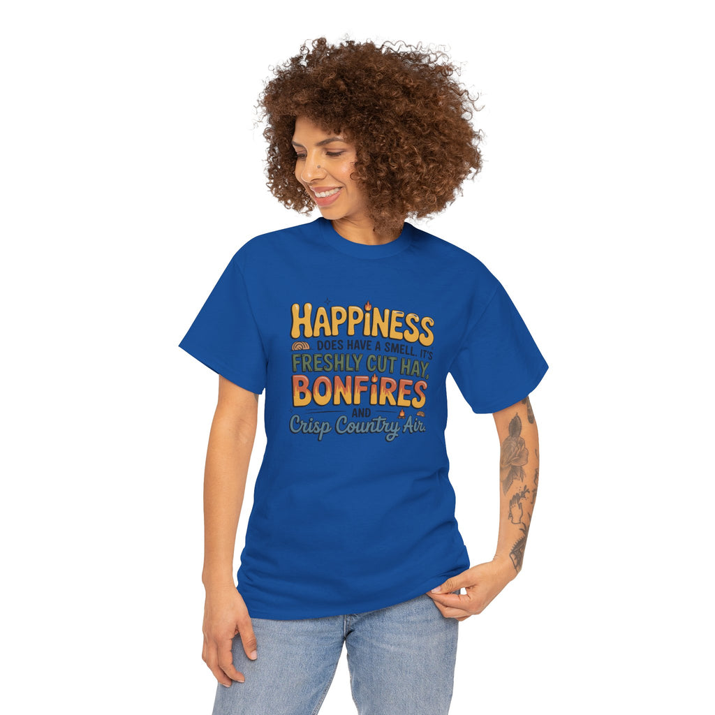 Funny Country Life Graphic T-Shirt — Freshly Cut Hay Farm Life Gift Tee for Women