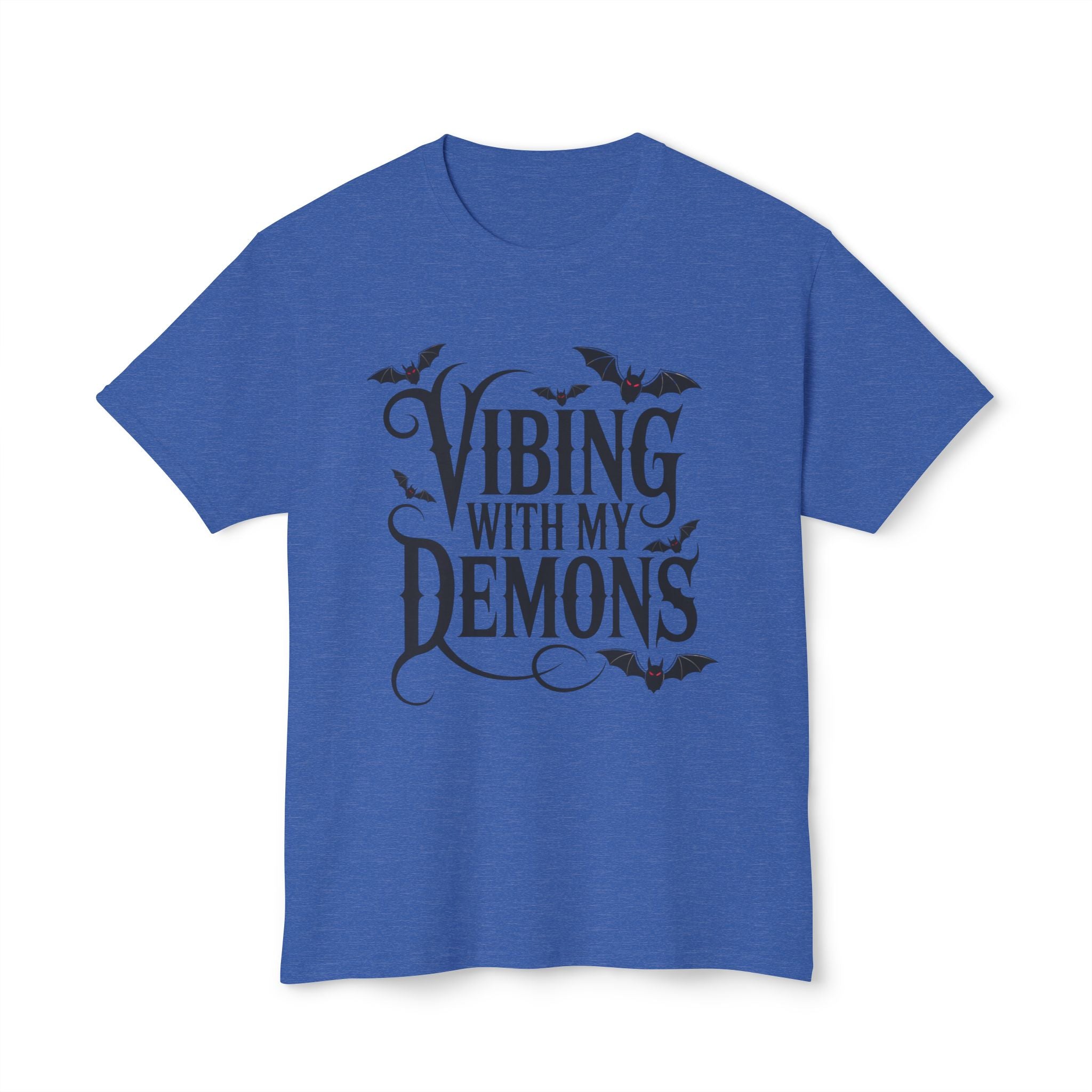 Funny Gothic Halloween T-Shirt — Vibing With My Demons Dark Humor Gift Tee