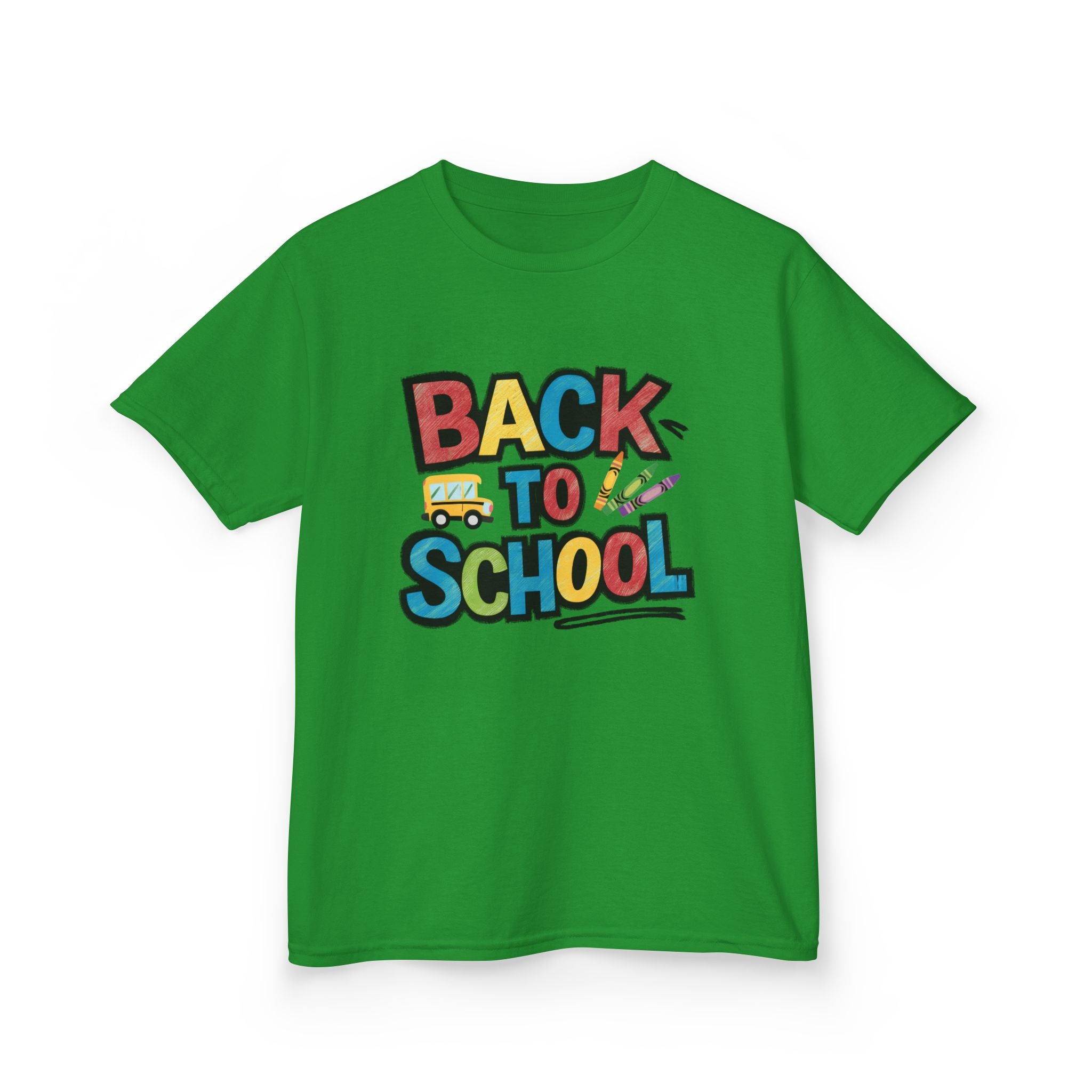 Back to School Kids T-Shirt — Colorful Retro School Design