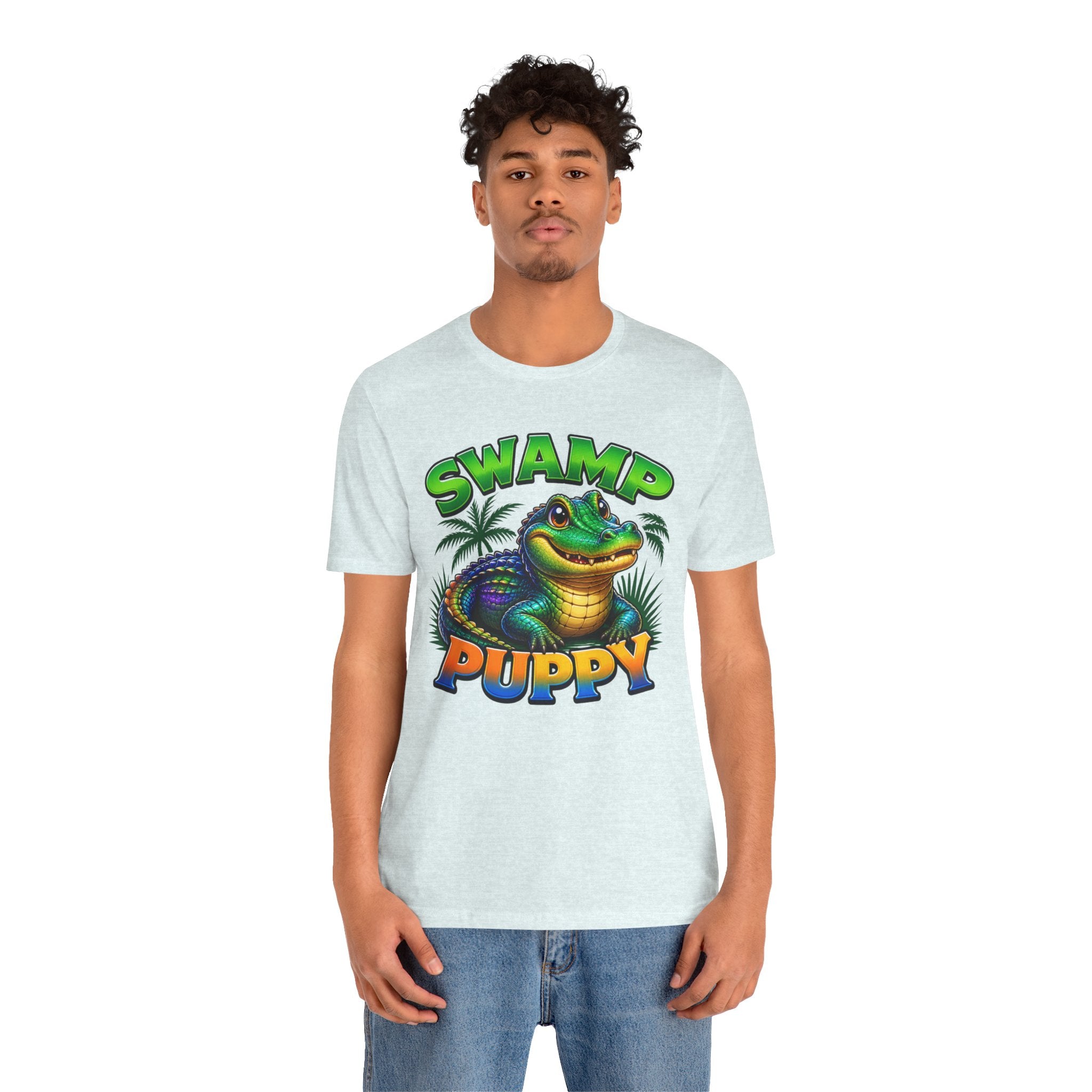 Swamp Puppy T-Shirt — Cute Alligator Graphic Tee