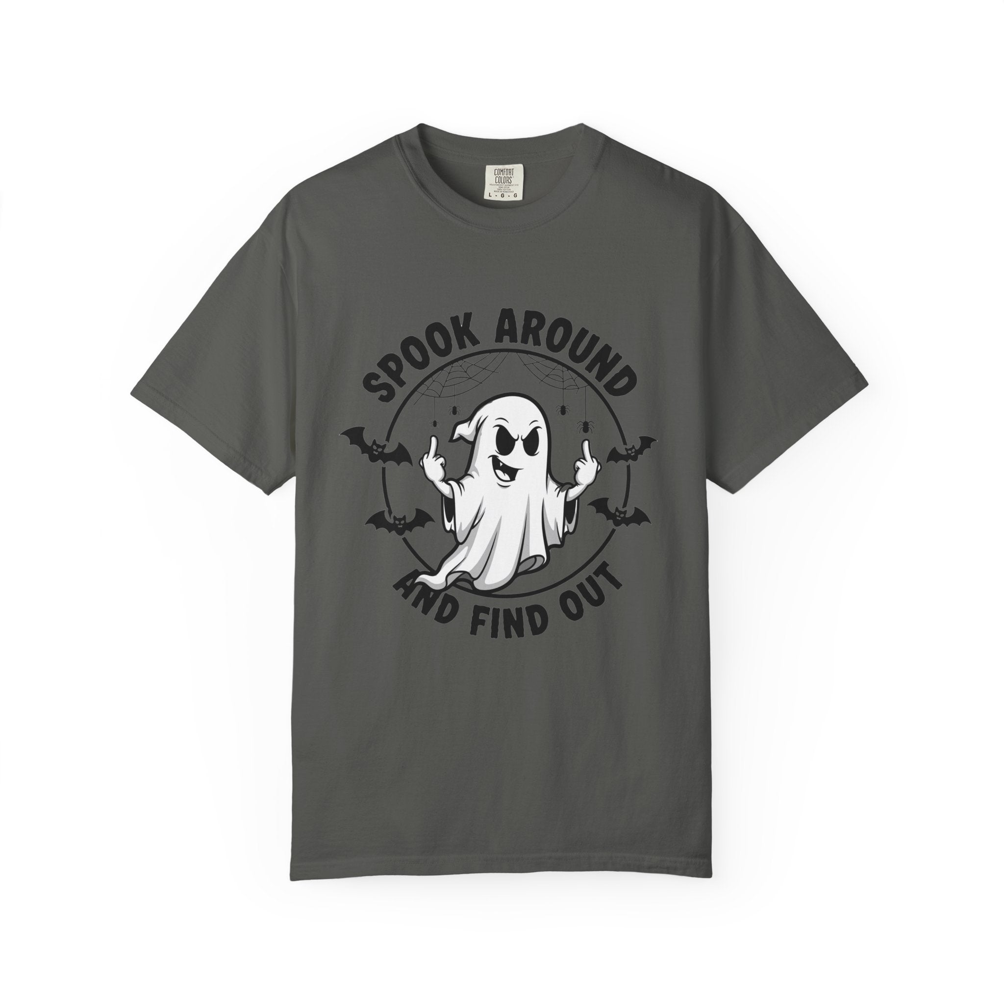 Spook Around And Find Out T-Shirt — Cute Halloween Ghost Graphic Tee